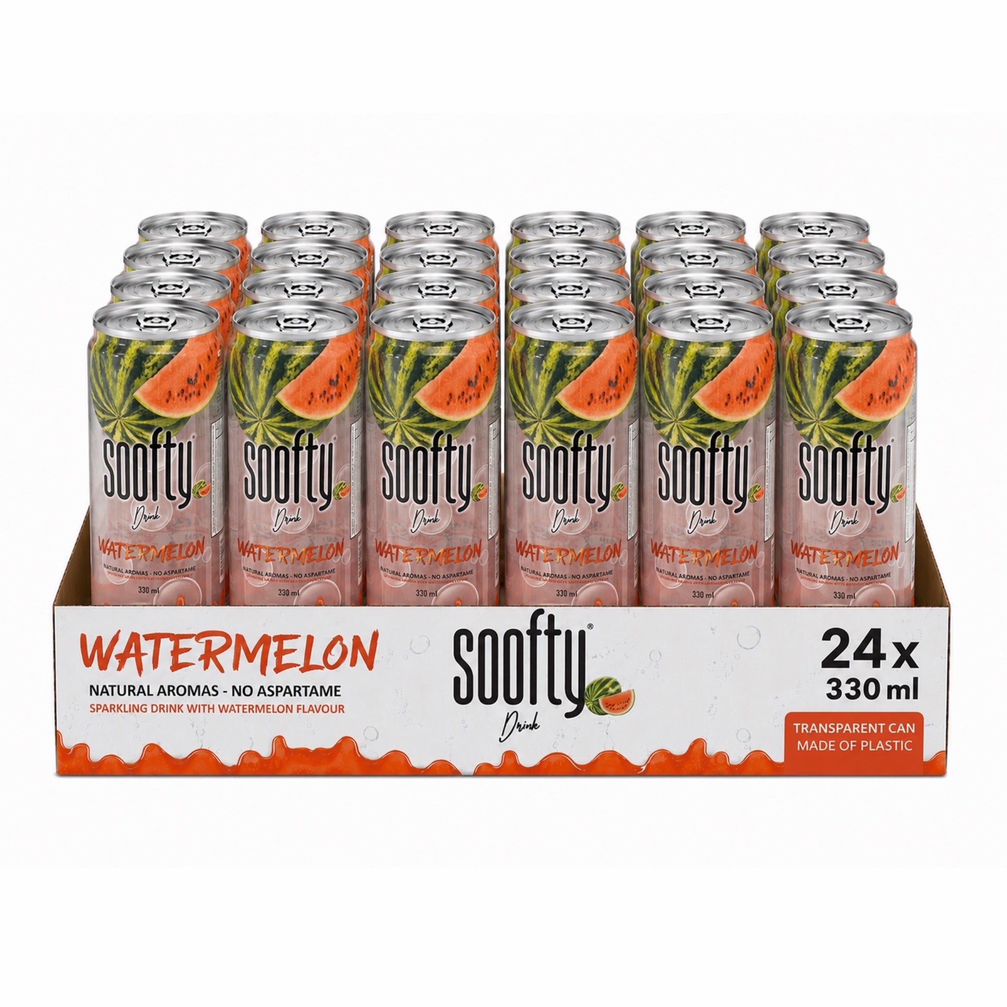 Boisson Soofty Pastèque 24 x 330 ml