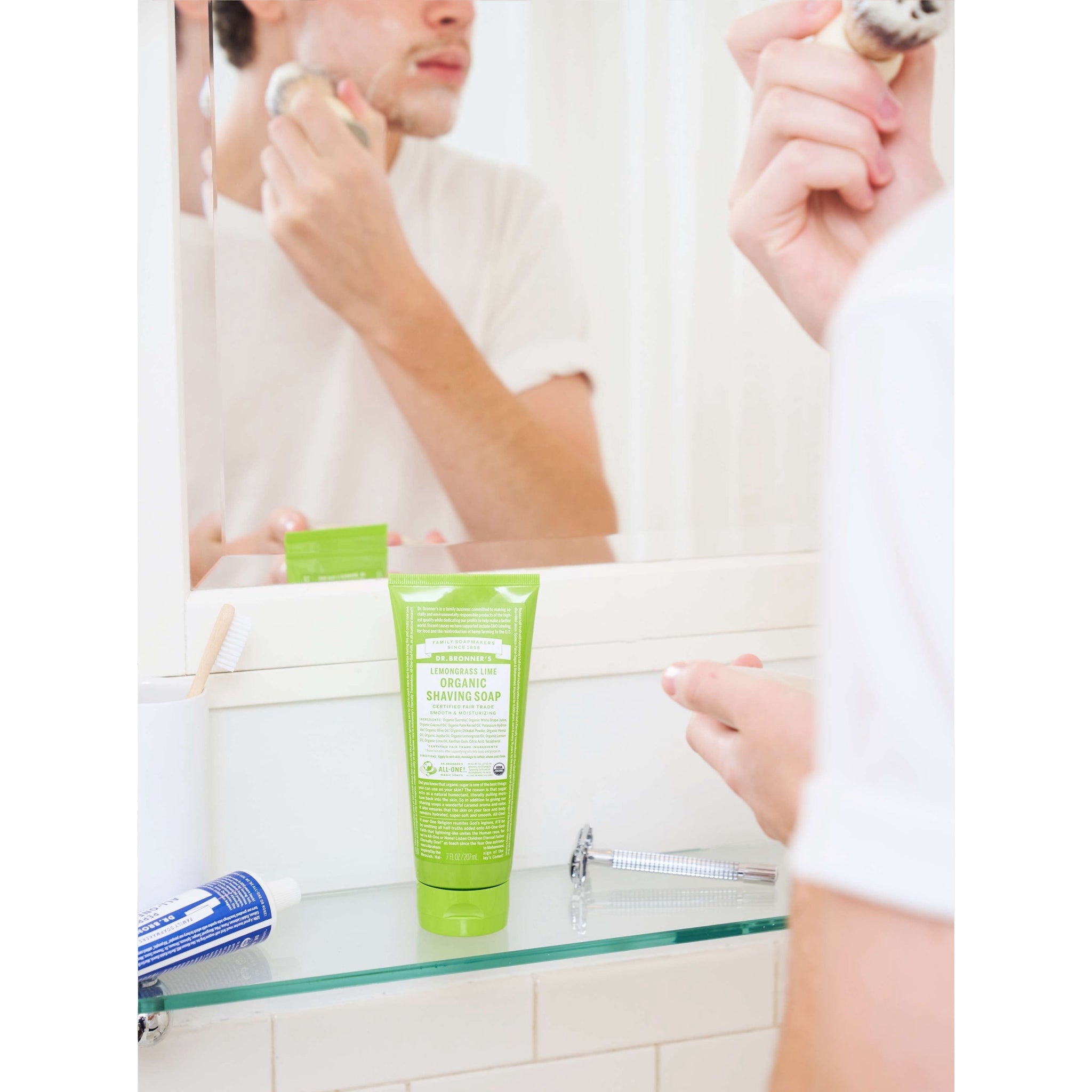 Shaving Soap - Lemongrass Organic 207ml