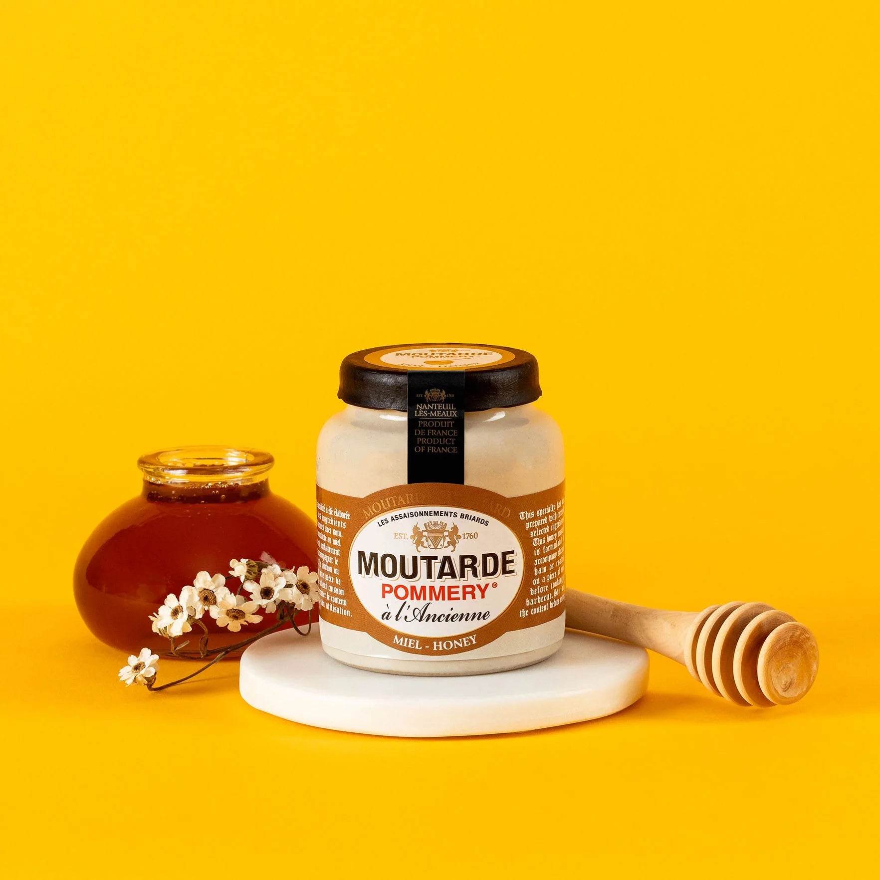 Senf Moutarde mit Honig 3 x 100g