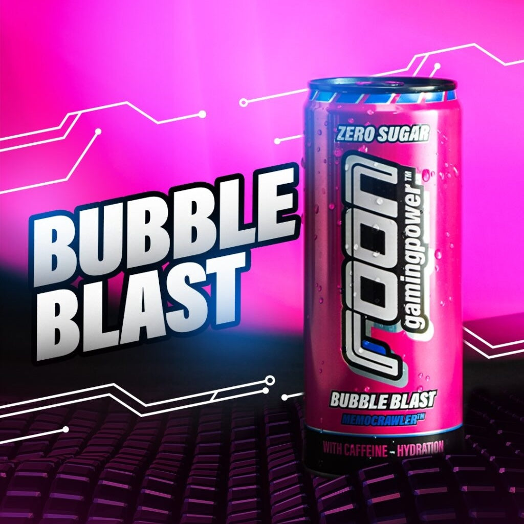 Boisson gazeuse pour jeux vidéo - Bubble Blast 330 ml