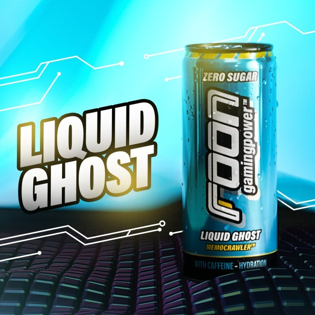 Boisson gazeuse pour jeux vidéo - Liquid Ghost 330 ml