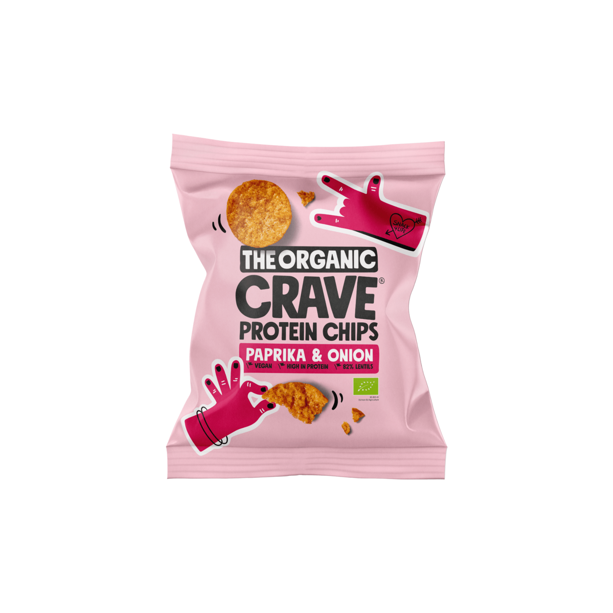 Protein Chips Paprika & Onion Organic 30g