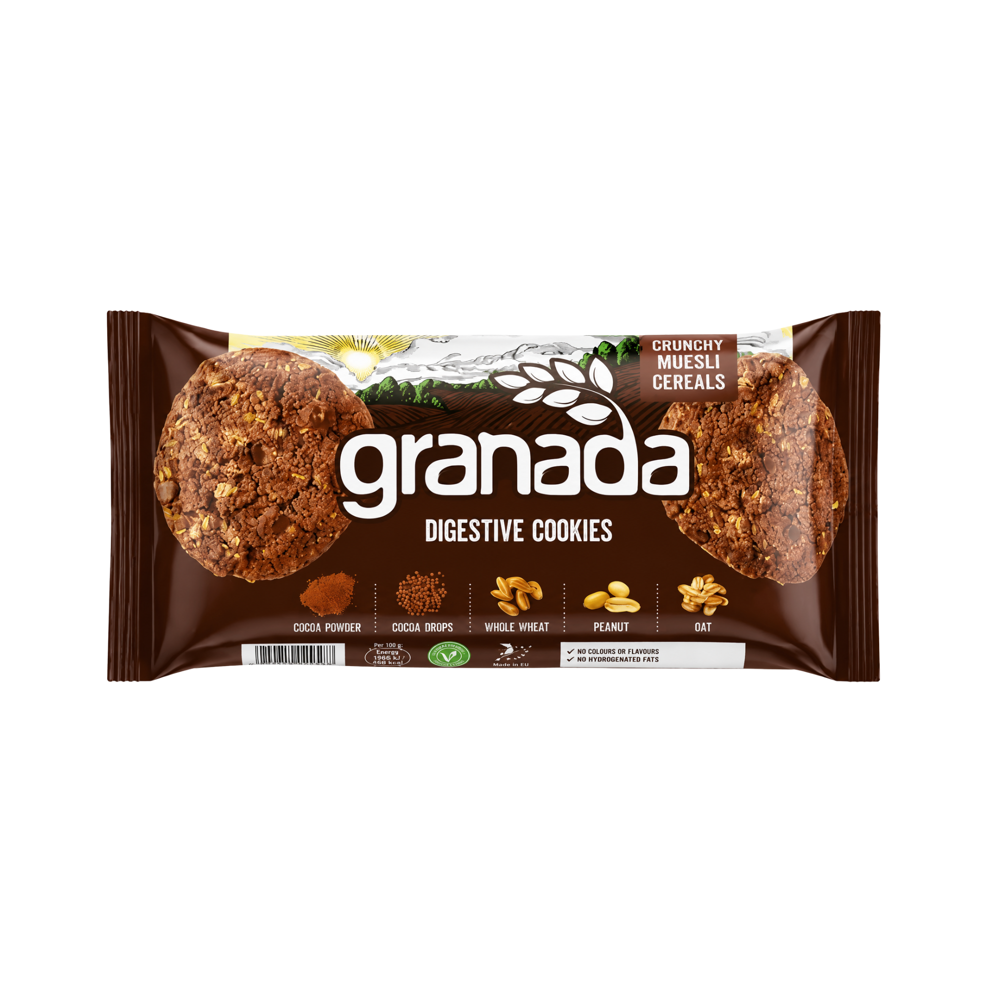 Cookies Getreide & Kakao 120g