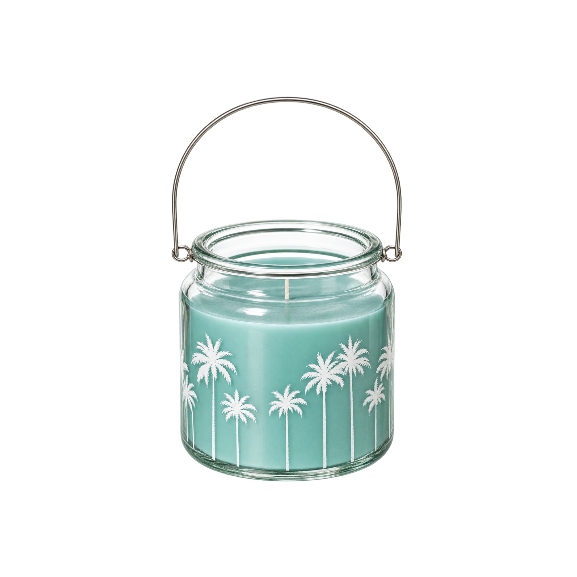 Kerzenglas Palm Beach Hellblau