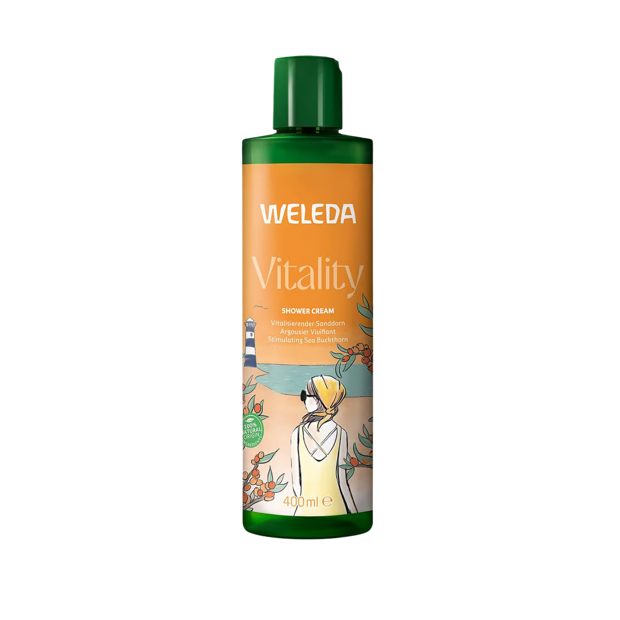 Vitality Shower Cream Sea Buckthorn Organic 400ml