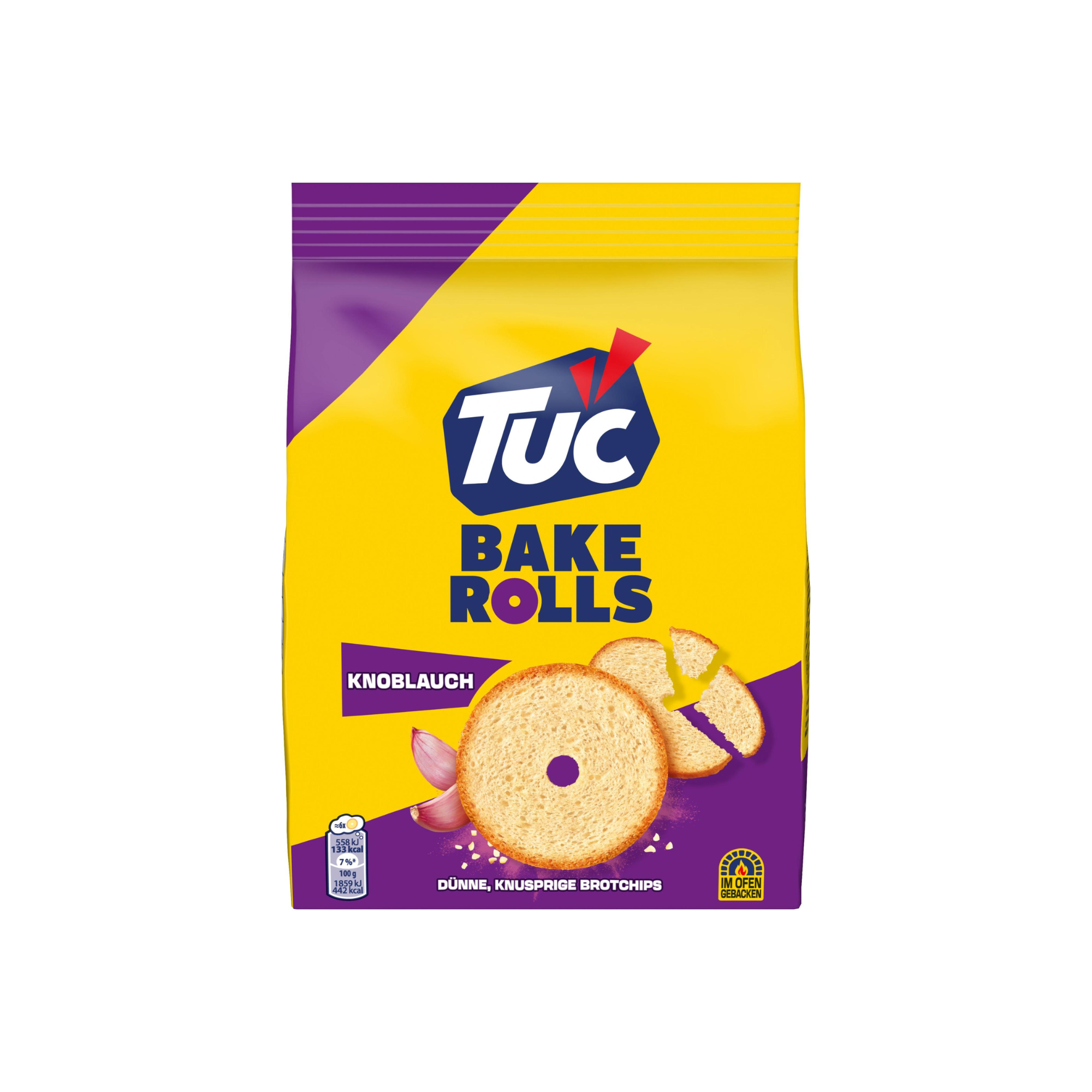 Tuc Bake Rolls Knoblauch 150g