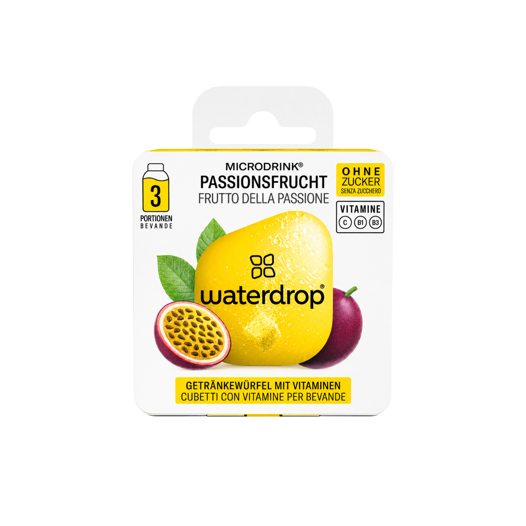 Waterdrop Microdrink Discovery Kit - Passionsfrucht ohne Zucker 6g