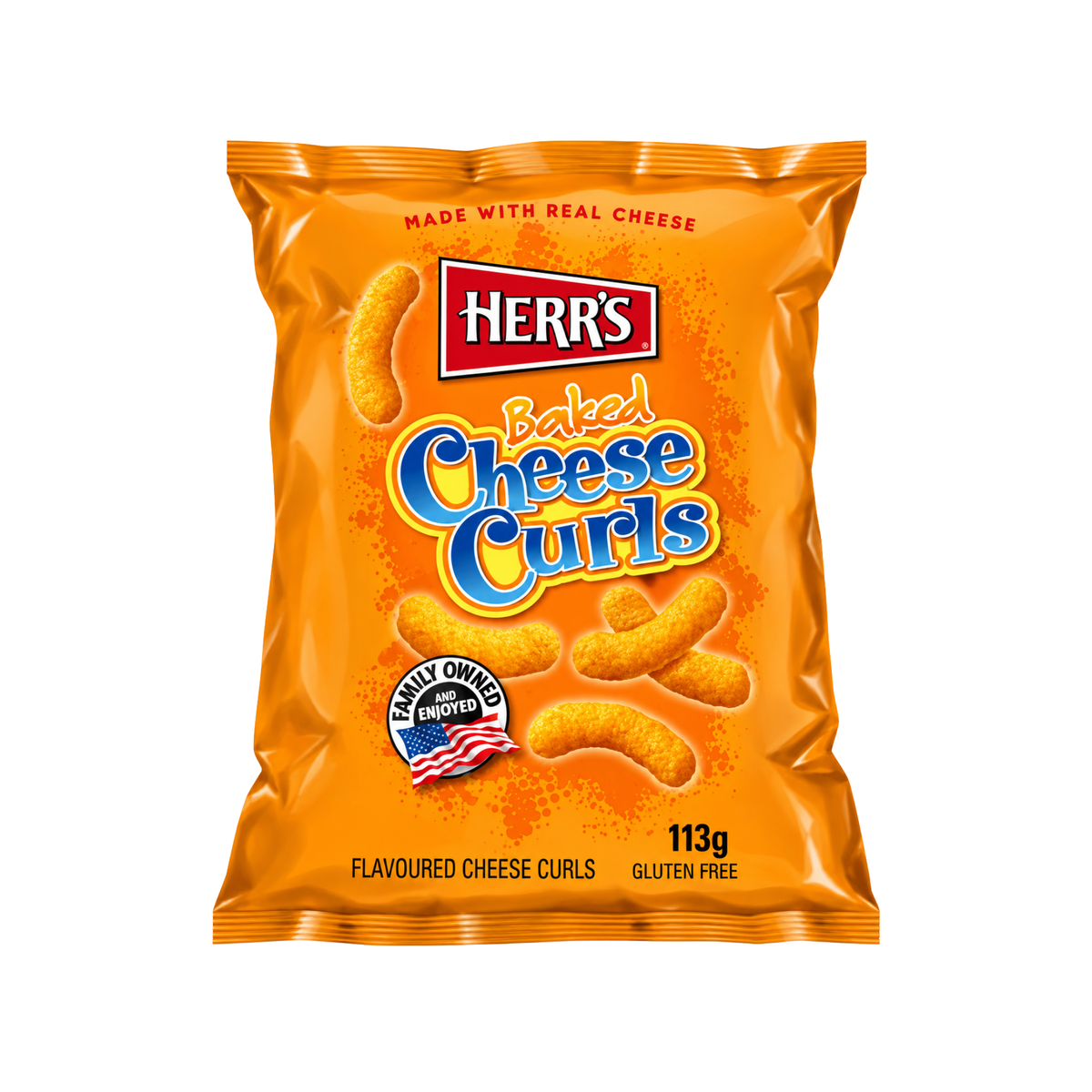 Cheese Curls Baked 113g