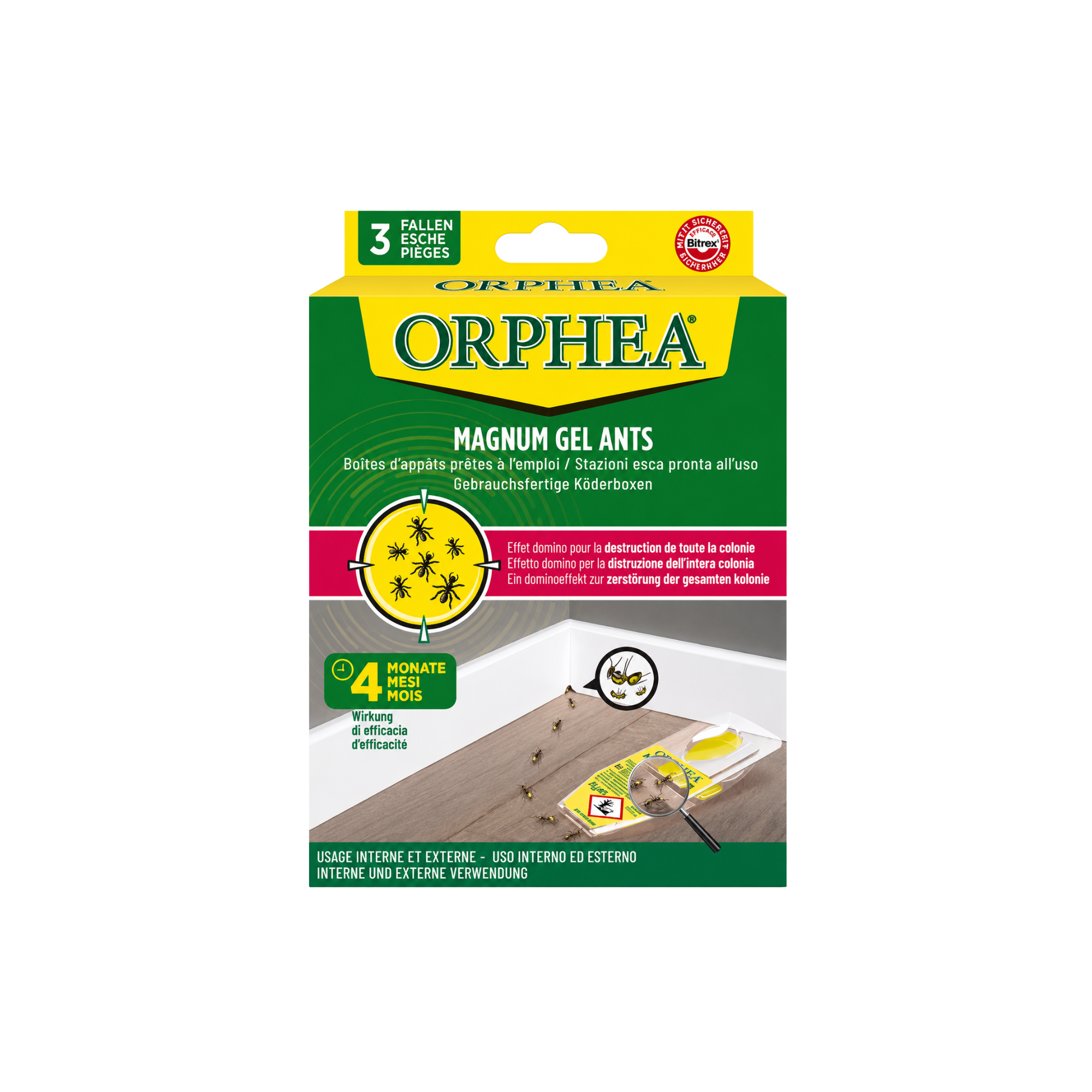 Appât fourmis gel - 3 unités
