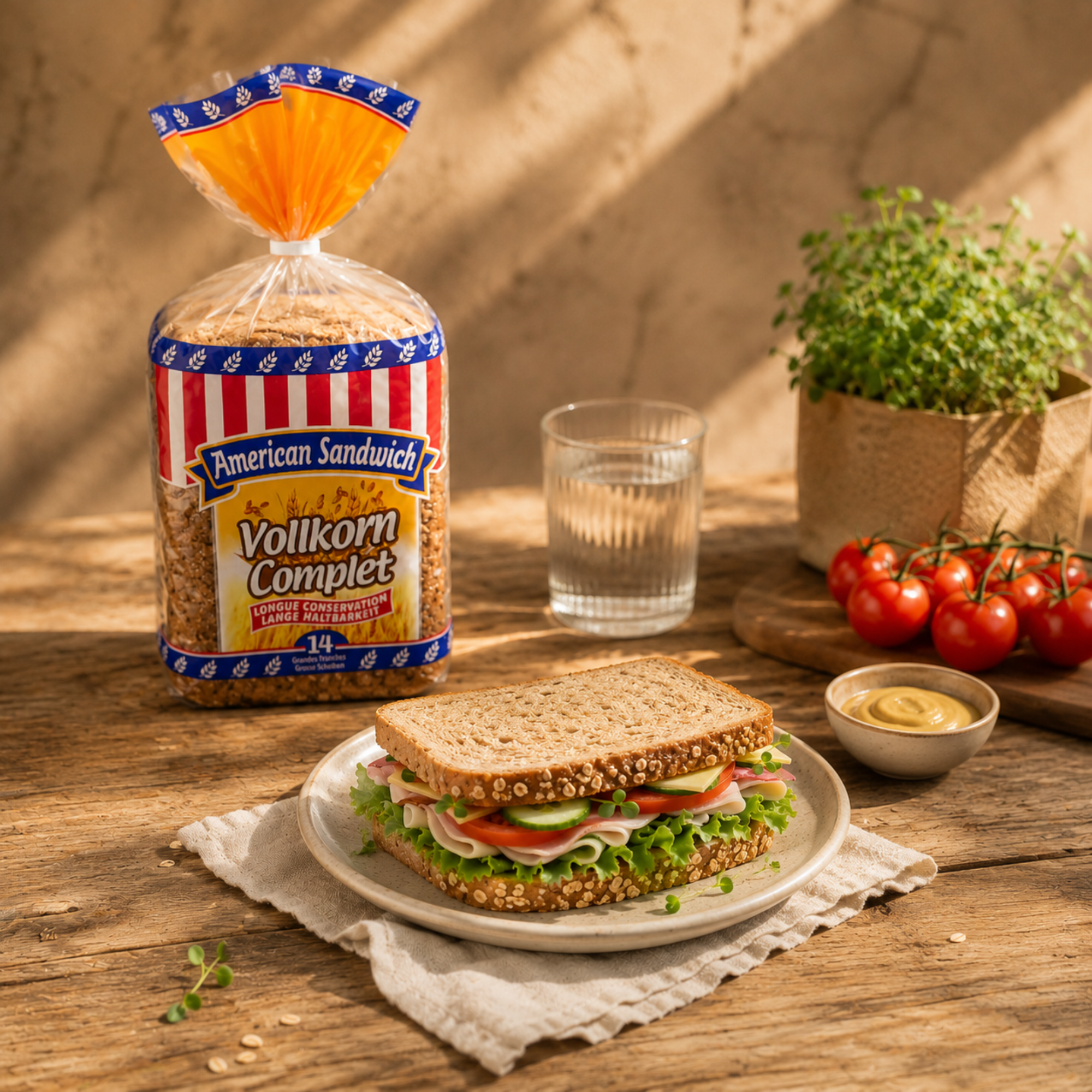 Wholemeal toast 600g