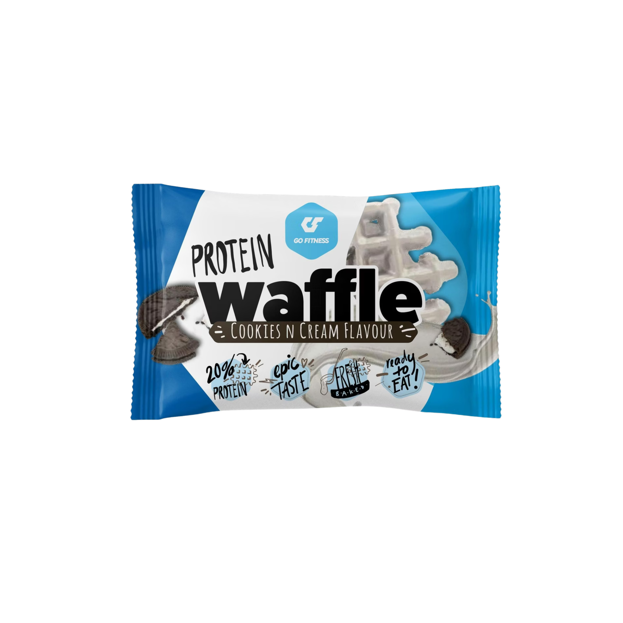 Protein Waffle Cookies & Cream 50g
