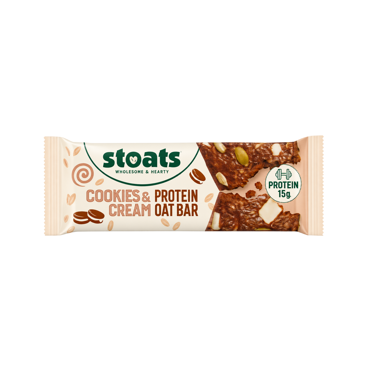 Oat Protein Bar Cookies & Cream 80g