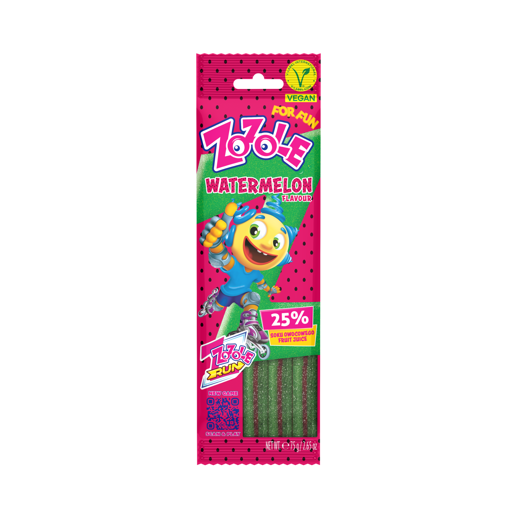 Fruchtgummis - Wassermelone 75g