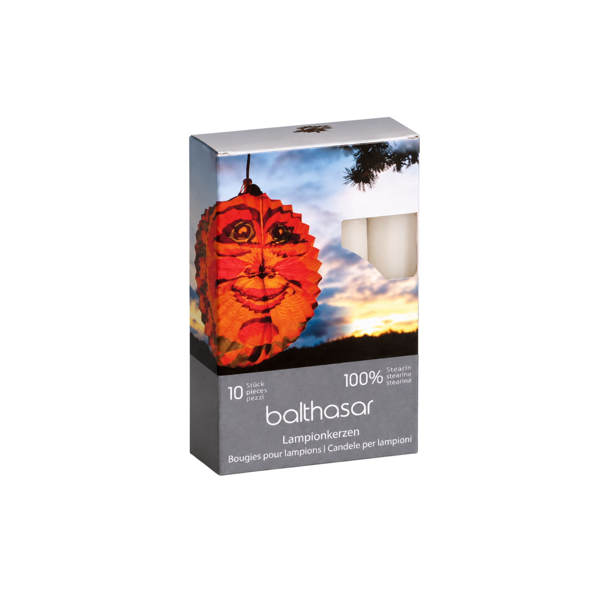 Lampionkerzen - 10er Pack