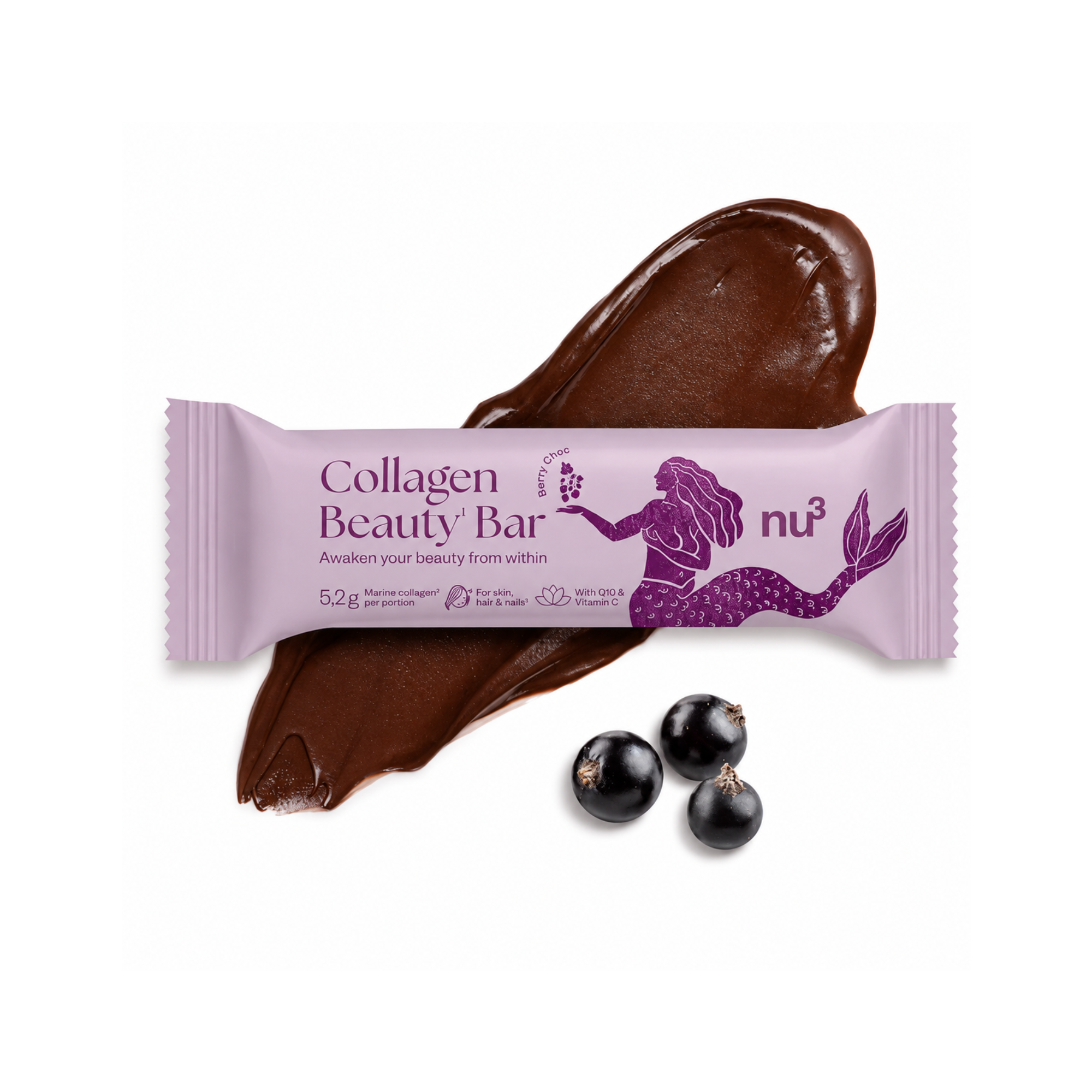 Collagen Beauty Bar - Berry-Choc 12 x 40g