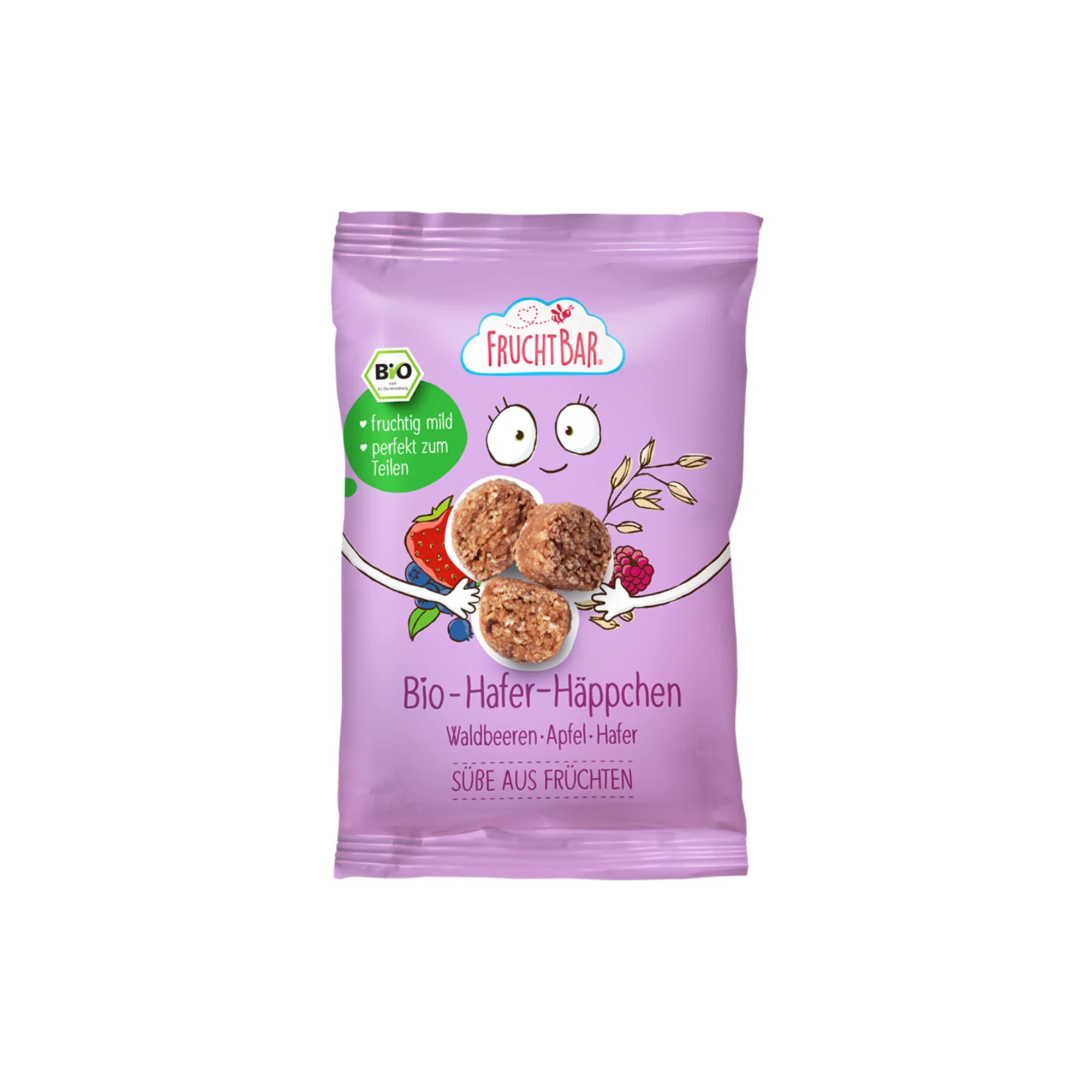 Bio-Hafer-Häppchen Waldbeeren Hafer Apfel 40g