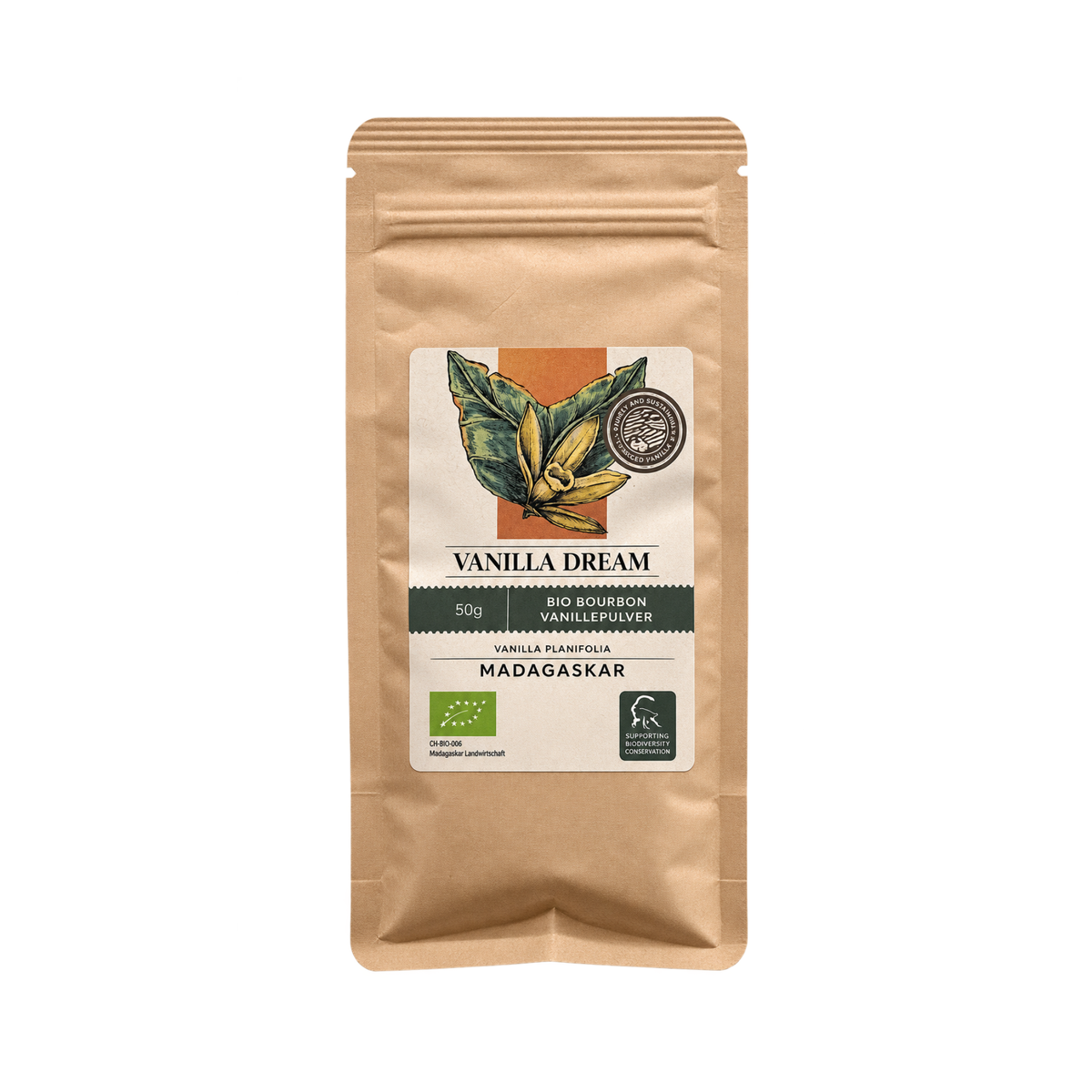 Vanille Pulver Madagaskar Bio 50g
