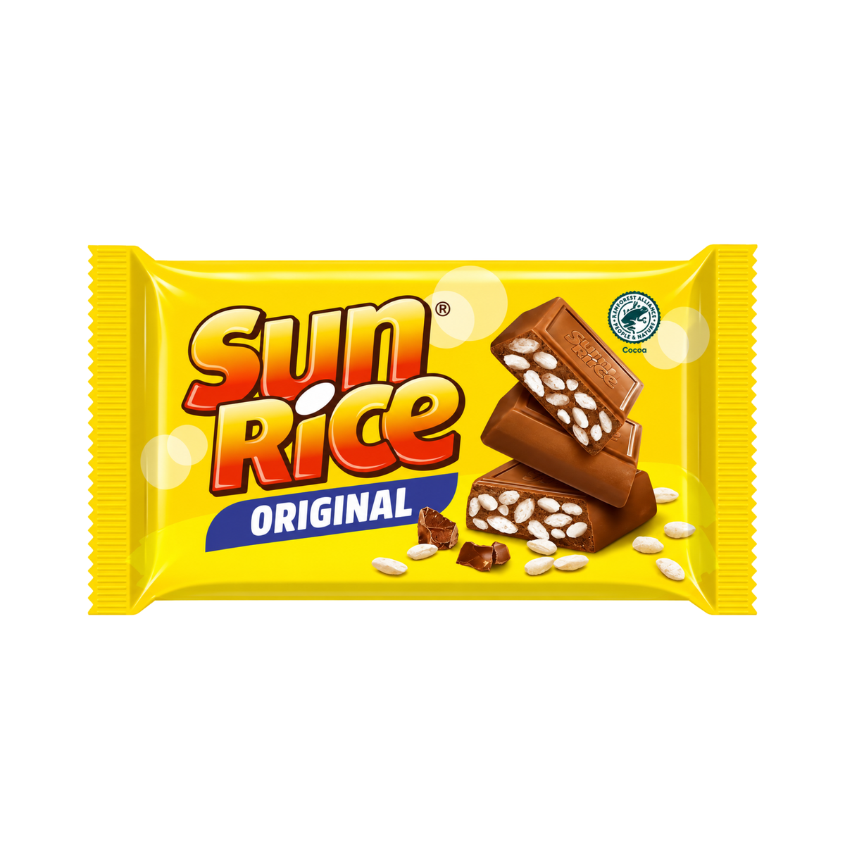 Sun Rice Original Puffreis mit Milchschokolade 12 x 250g