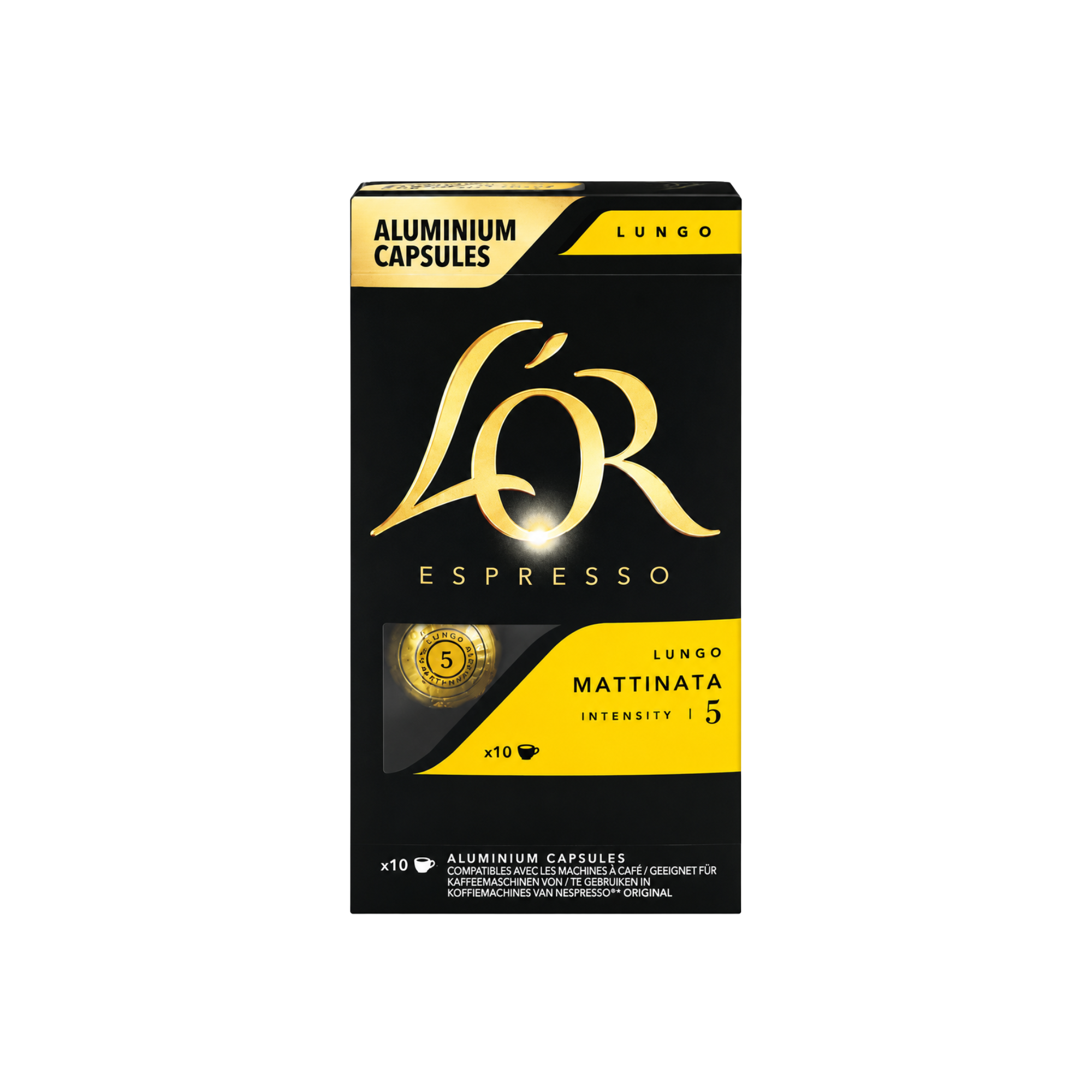 Kaffeekapseln L'OR Espresso Lungo Mattinata - 10 Kapseln