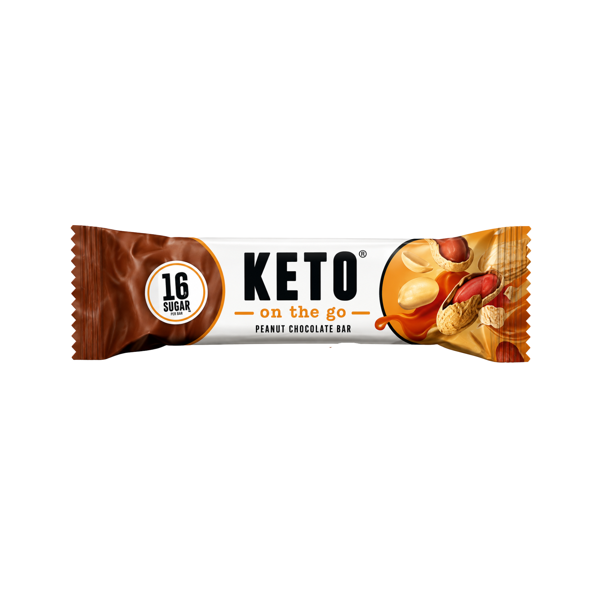 Keto Bar Peanut Chocolate 3er Pack - 90g