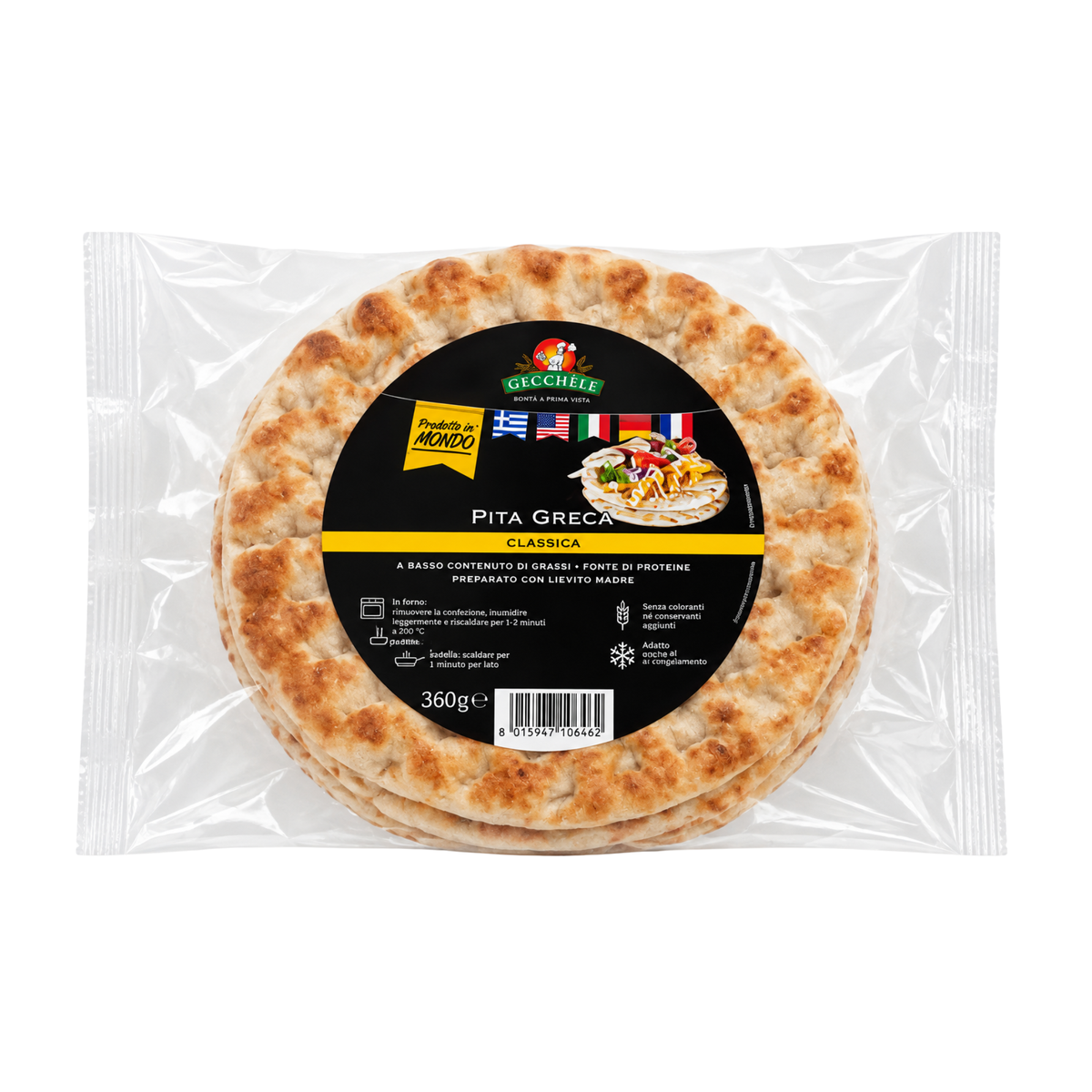 Griechisches Brot - Pita Geca 360g