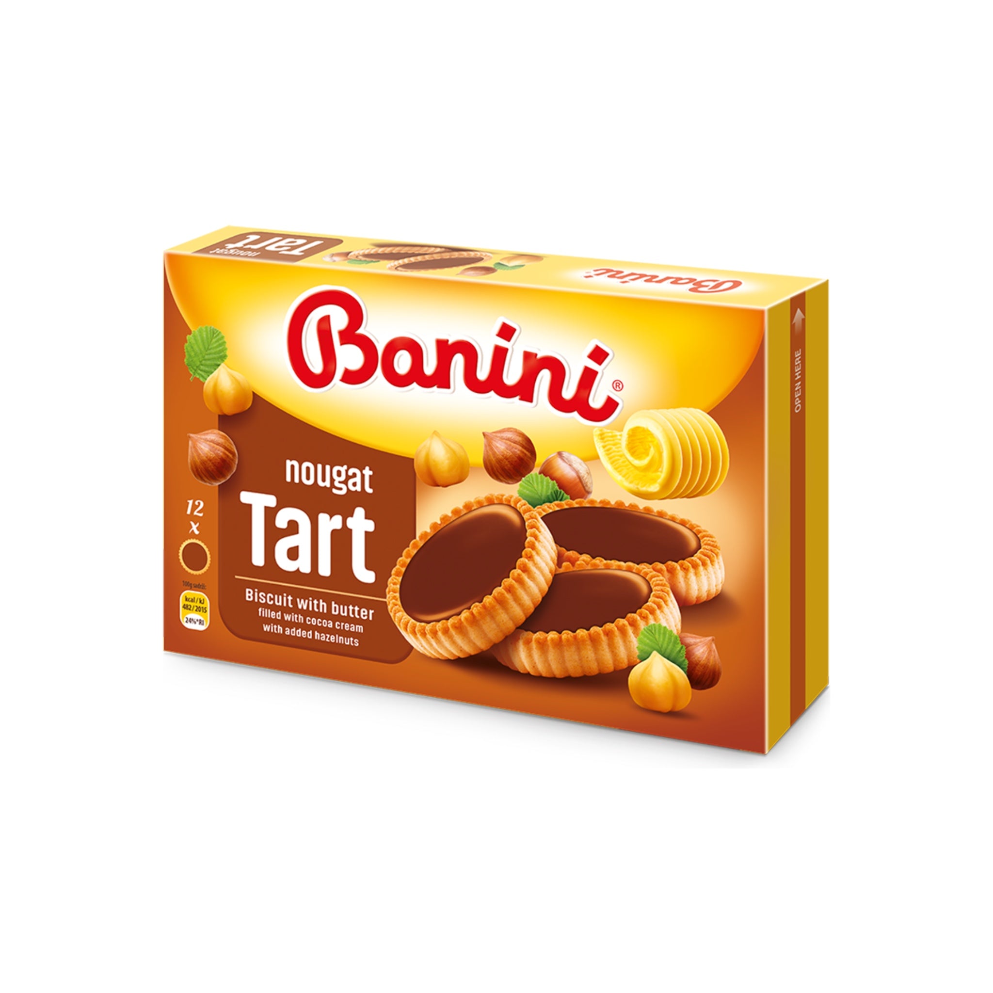 Tarte au nougat Banini 210g