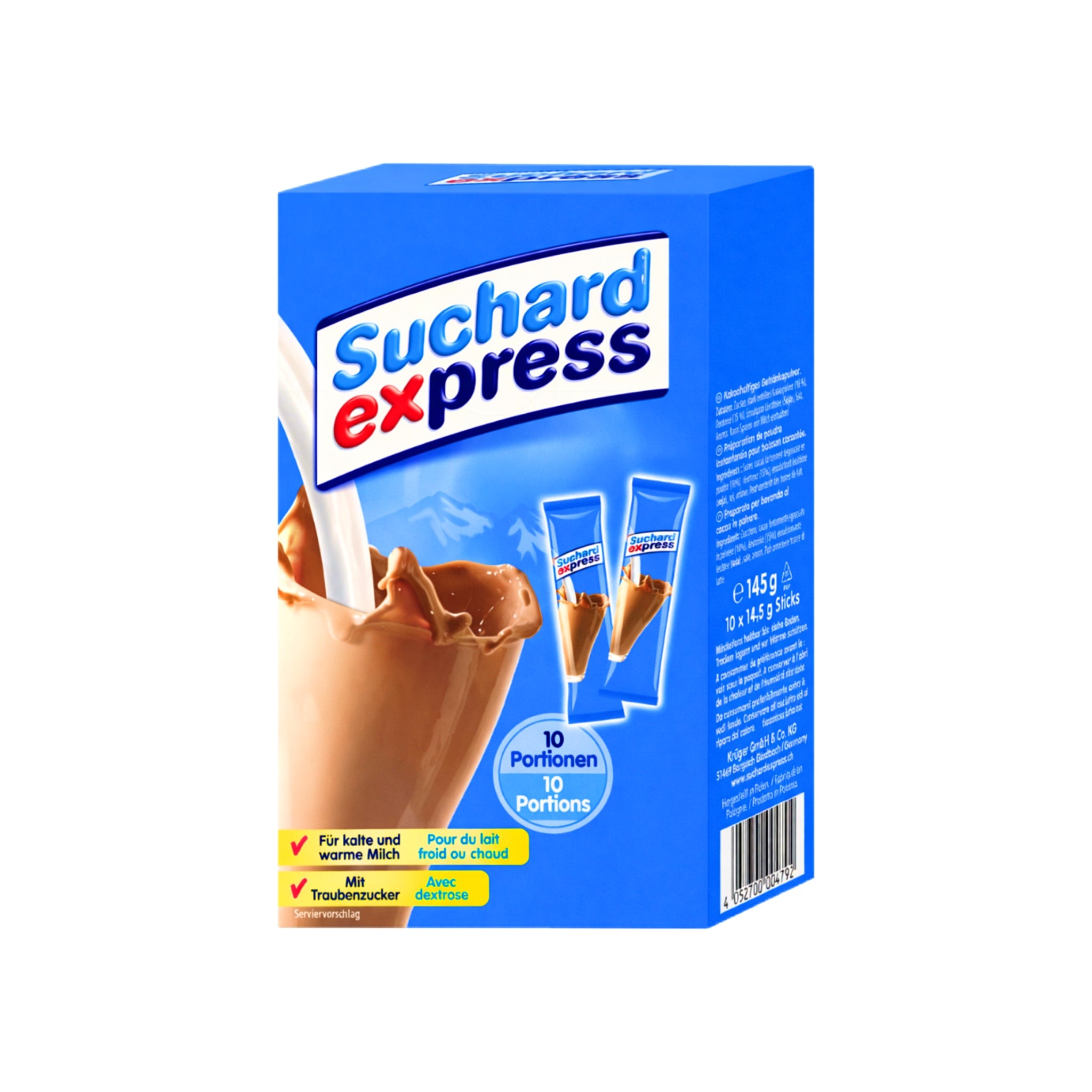 Schokoladenpulver Suchard Express 10er Pack - 145g