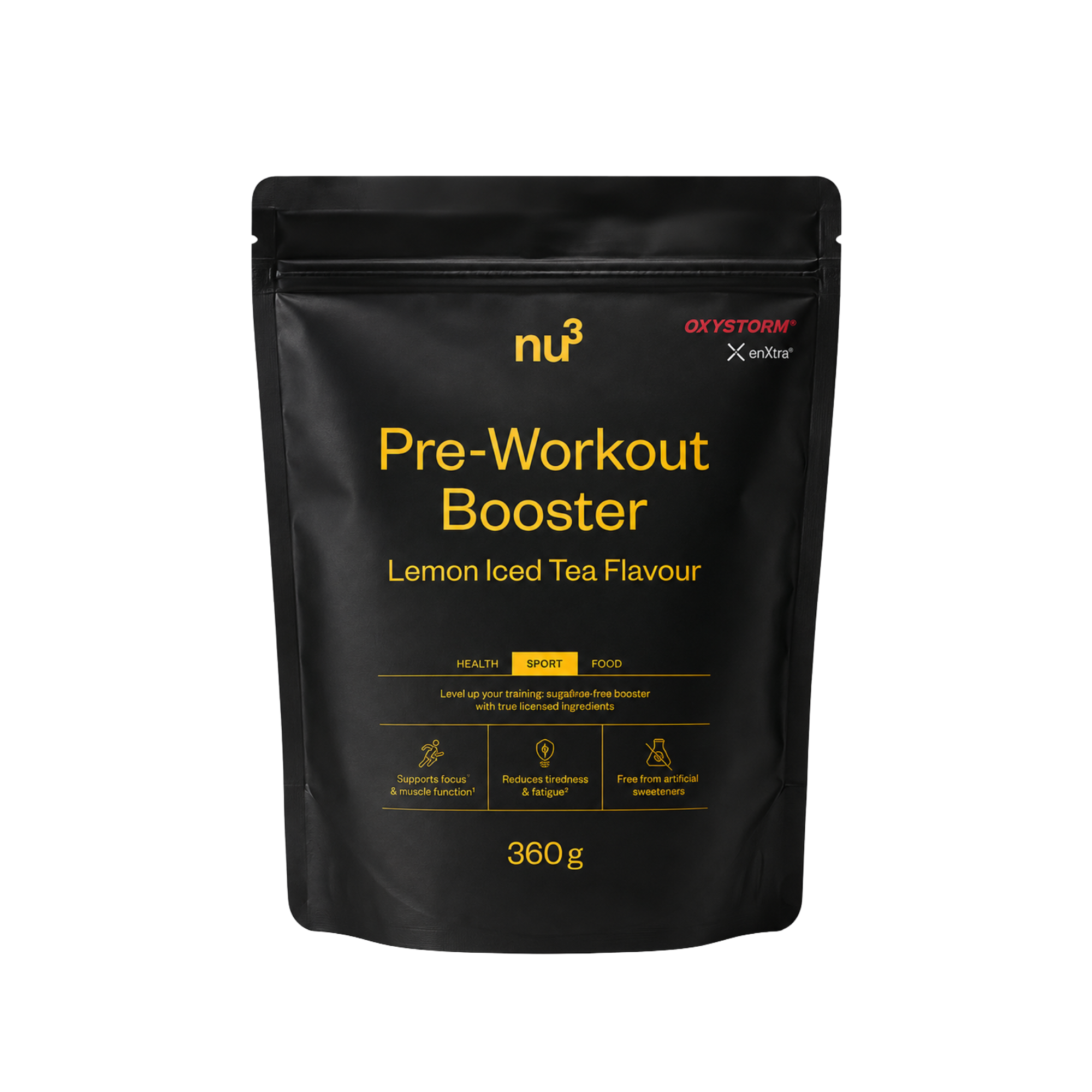 nu3 Booster pré-entraînement Citron Thé Glacé 360g