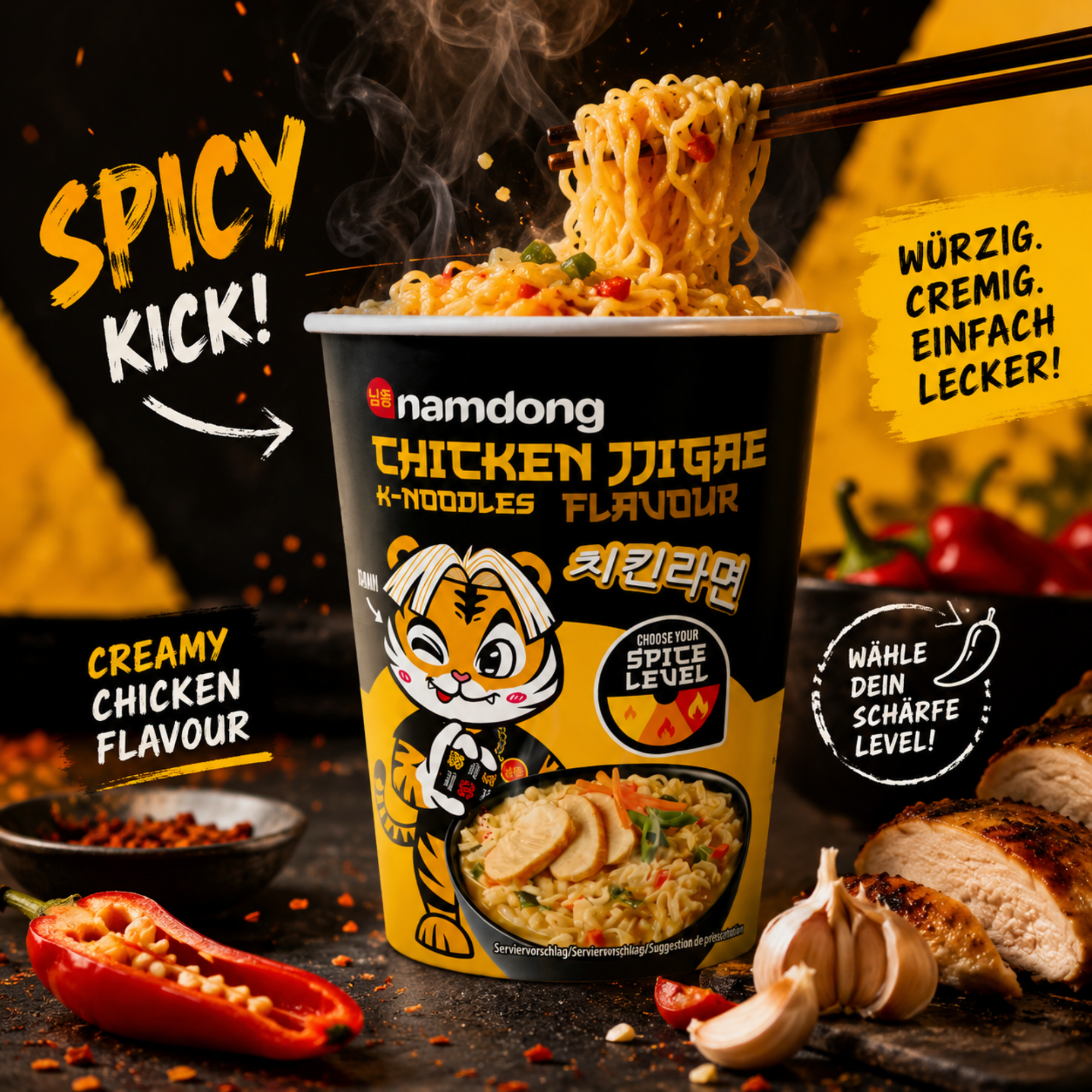 Noodles Instant Chicken Jjigae 84g