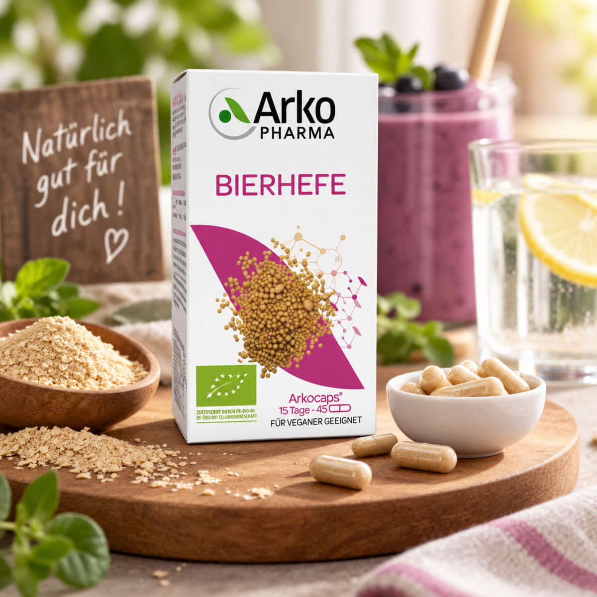 Arkocaps Bierhefe Bio - 45 Kapseln