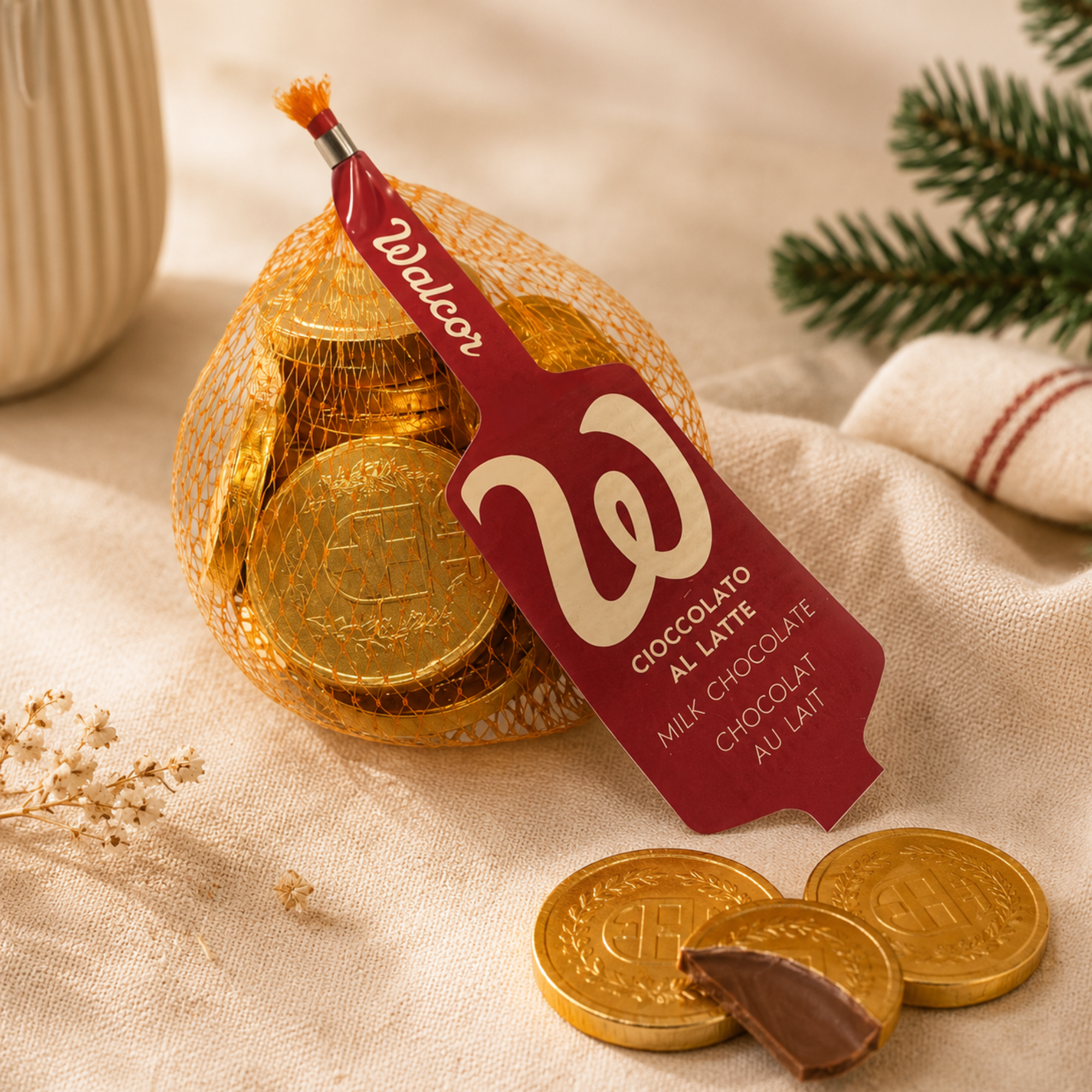 Schoko-Goldmünzen 5 CHF - 100g