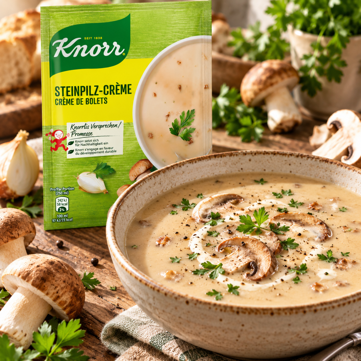 Knorr Steinpilzcrème Suppe 66g