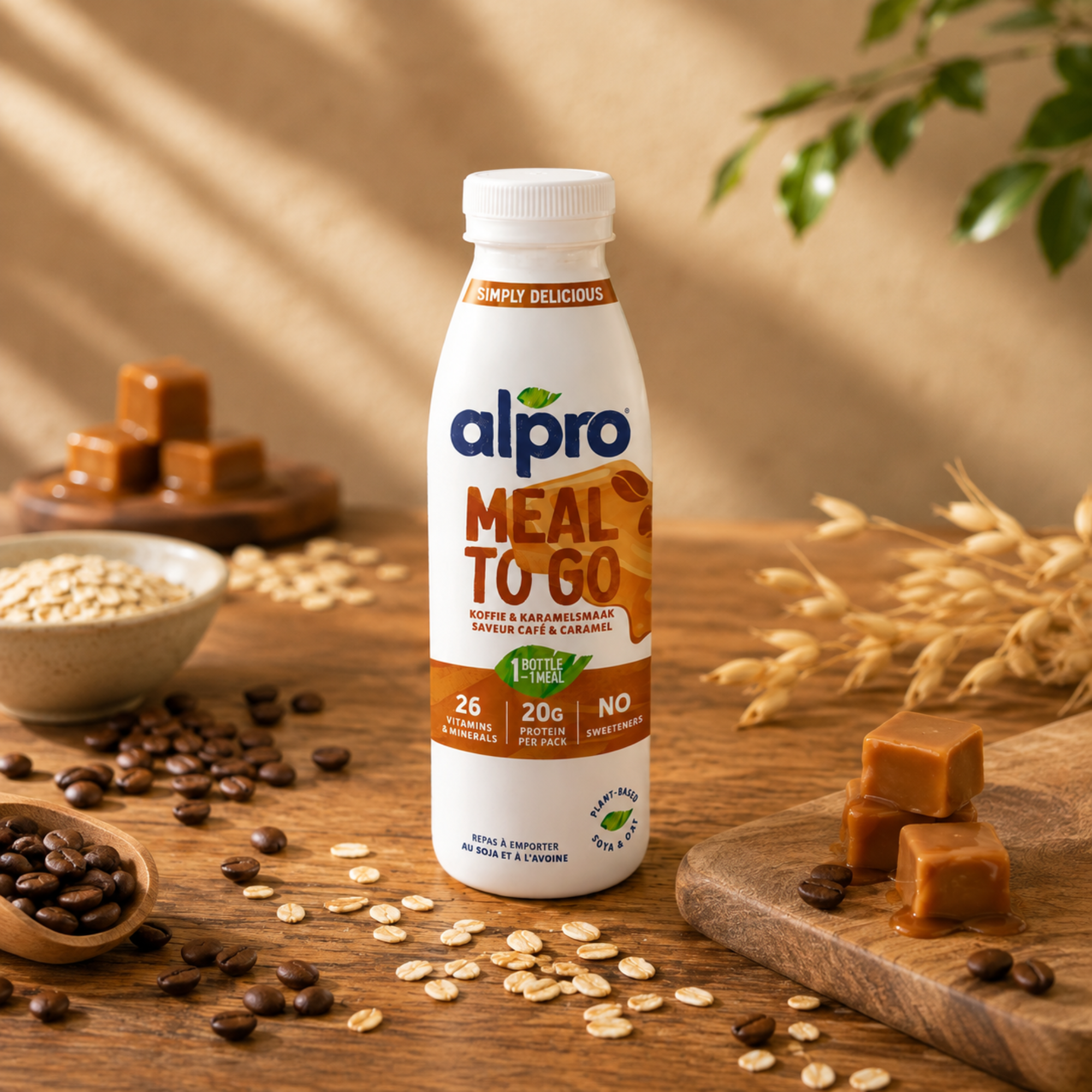 Alpro Meal to Go Coffee-Caramel 6 x 500ml