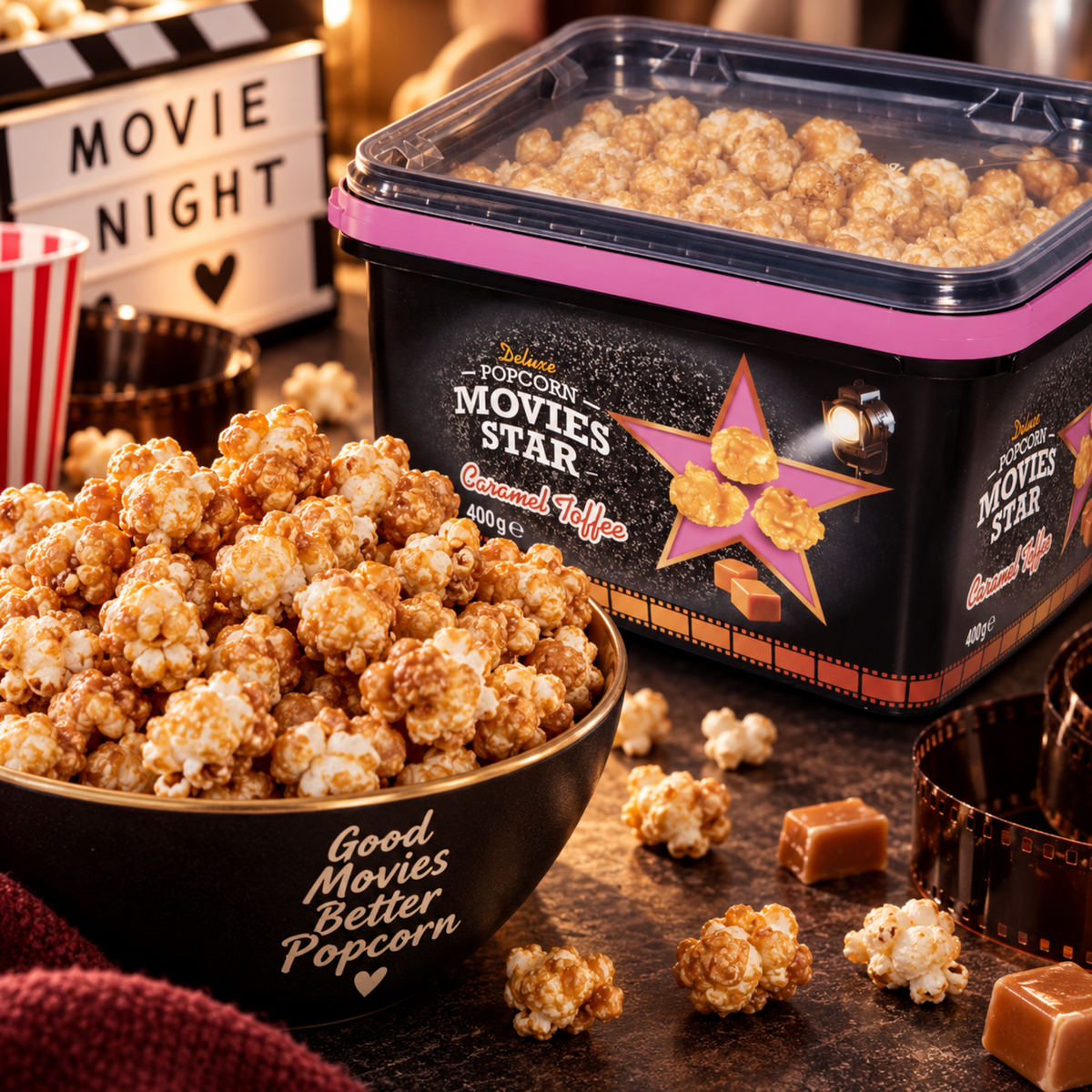 Popcorn Caramel Toffee 400g