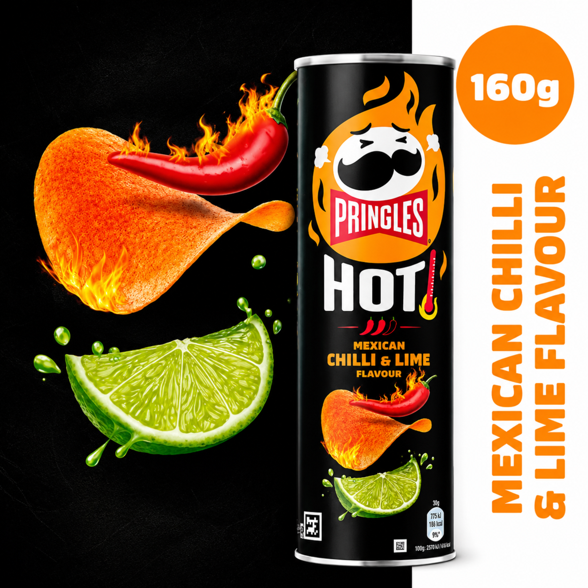 Pringles Hot Chili & Lime 160g