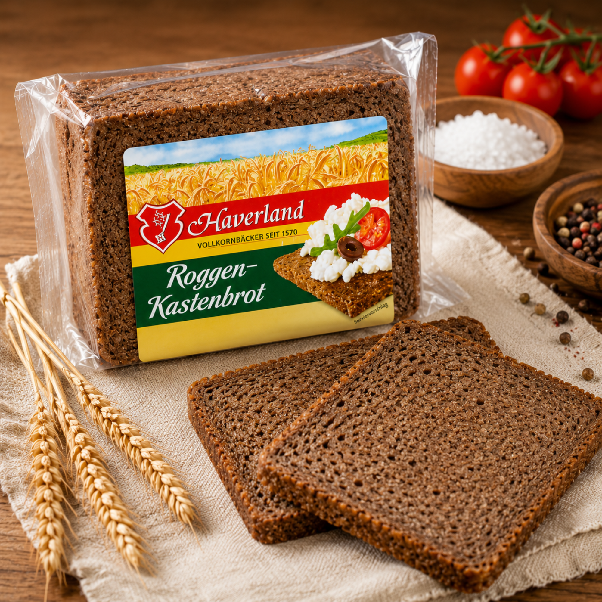 Organic wholegrain rye bread 500g