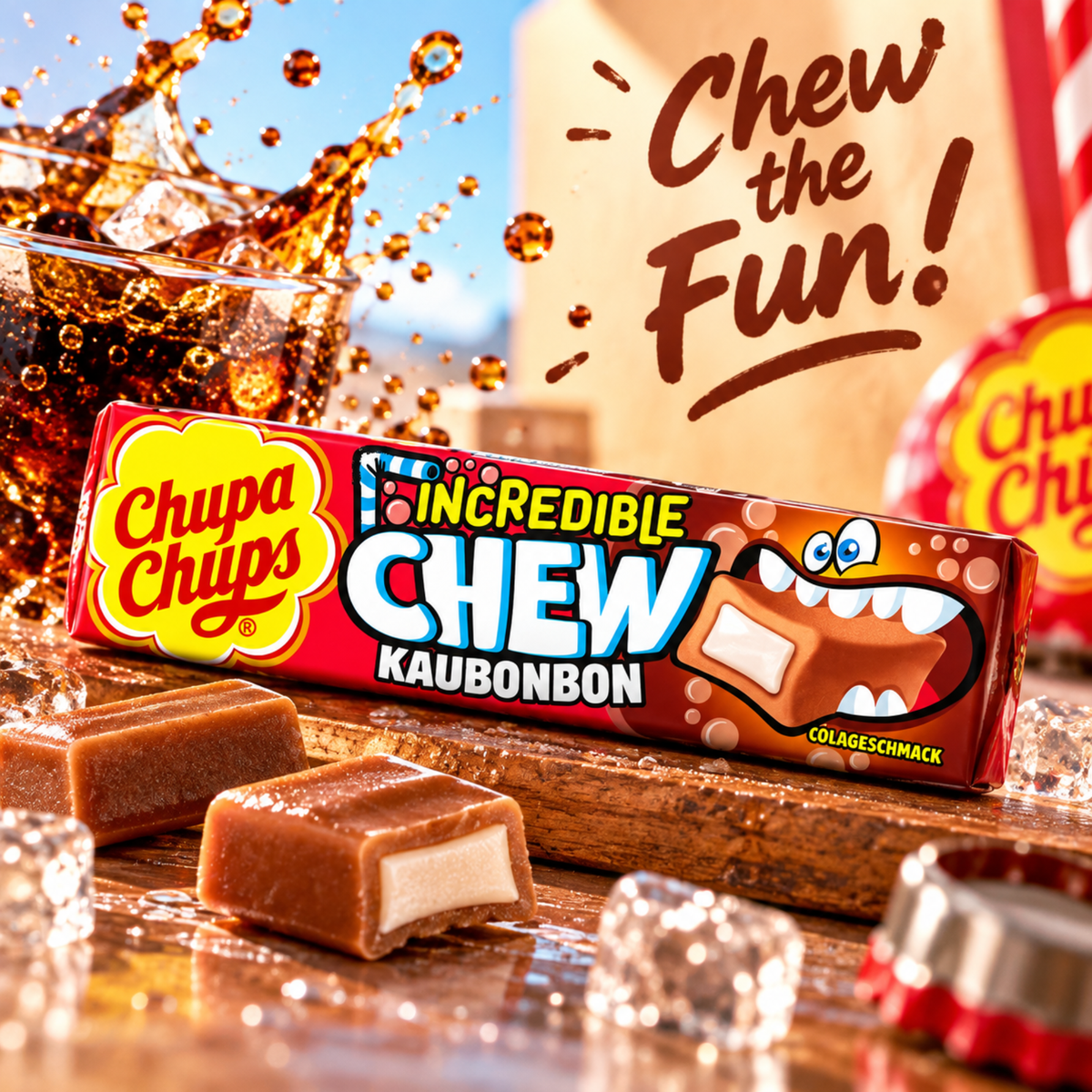 Chupa Chups Incredible Chew Cola 45g