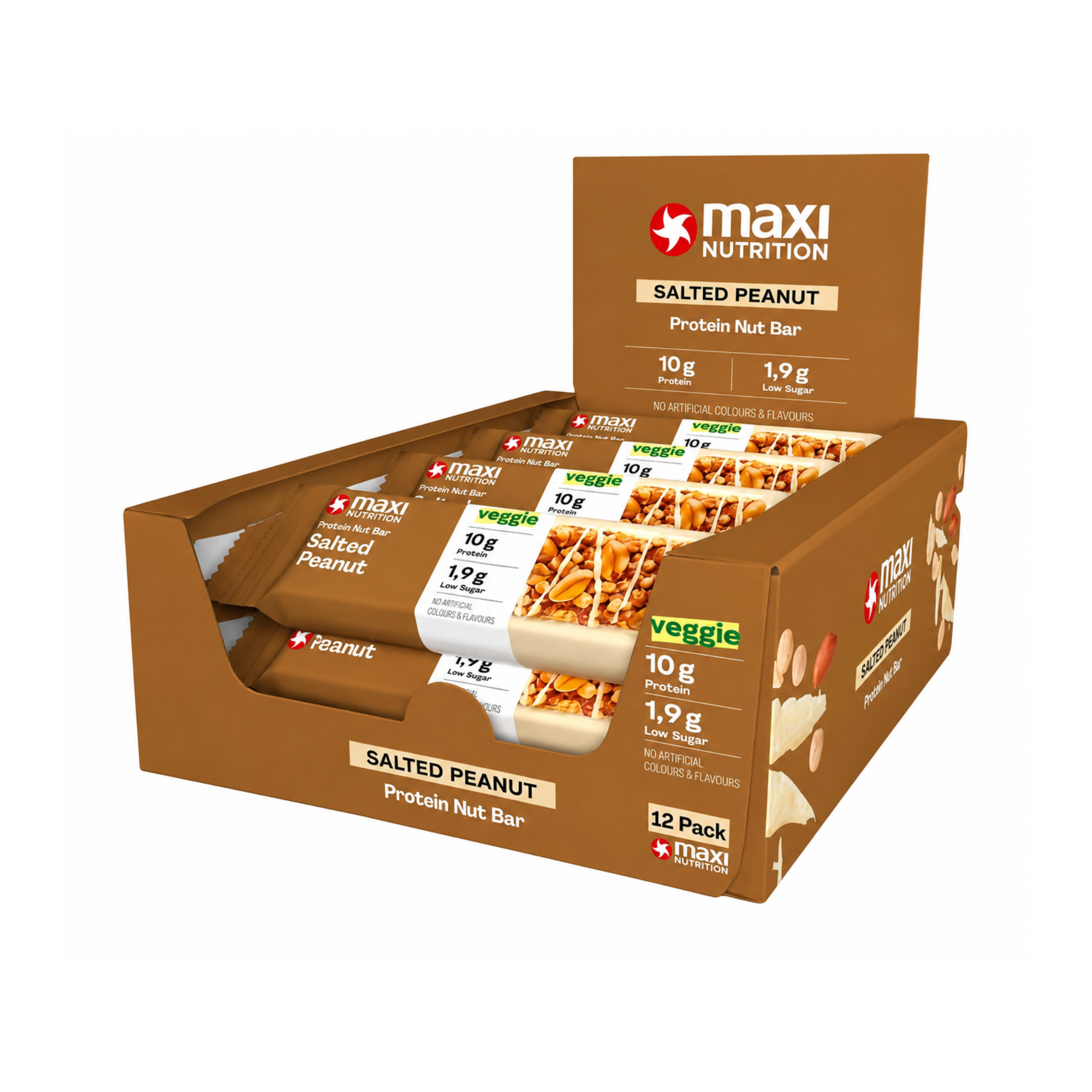 Protein Nuss Riegel - Salted Peanut 12 x 46g