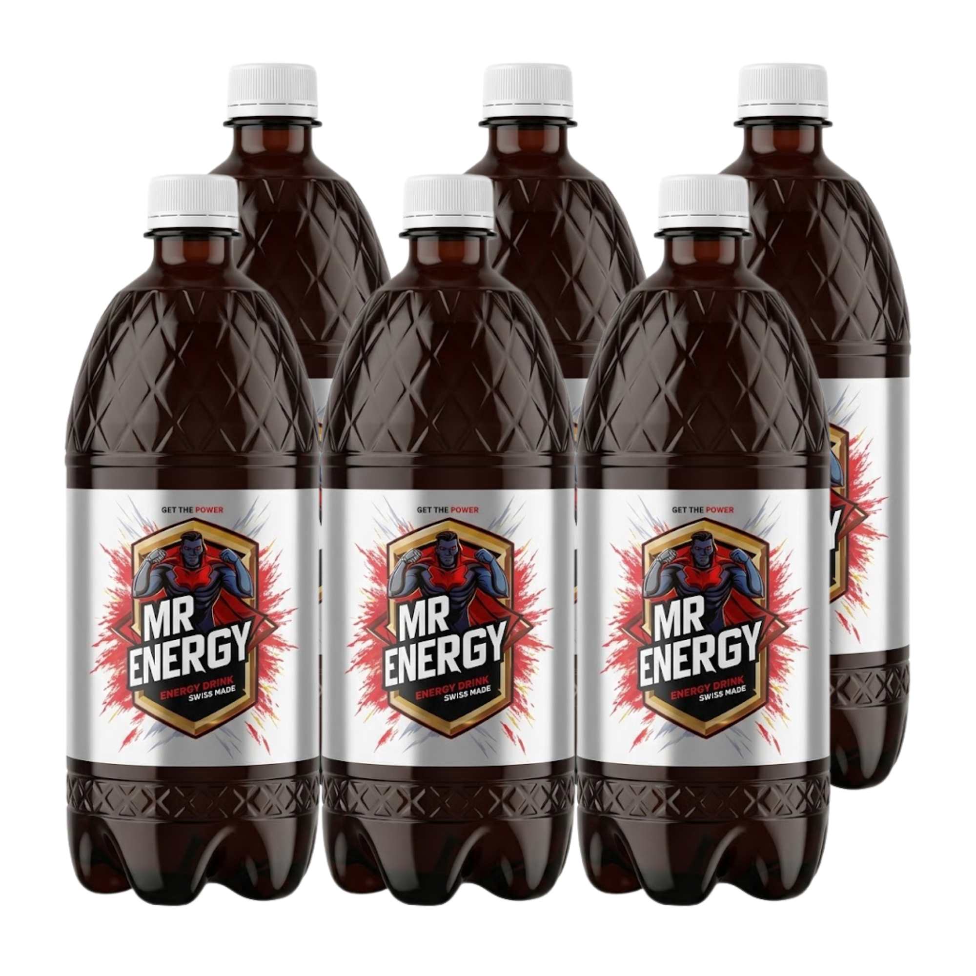 Swiss Energy Drink - Mr. Energy 6 x 1L