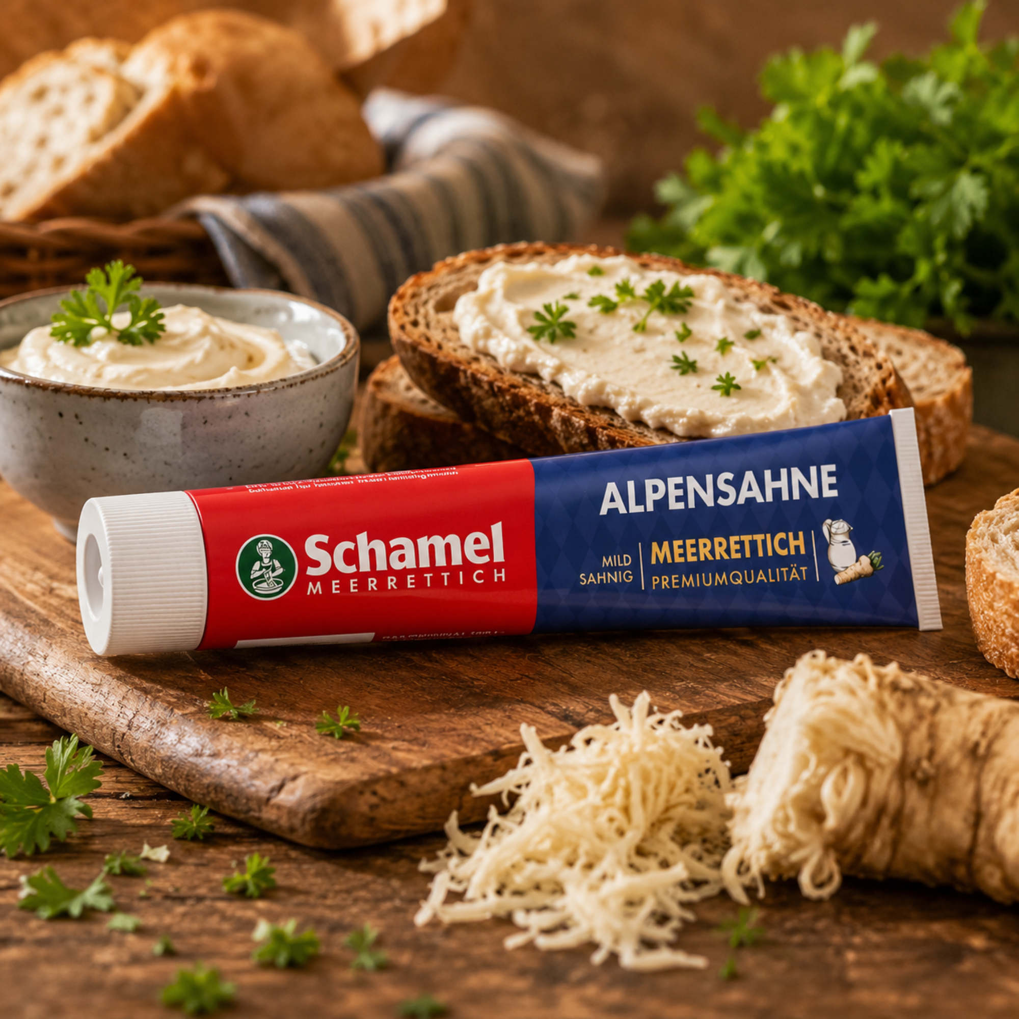 Alpensahne Meerrettich 90g