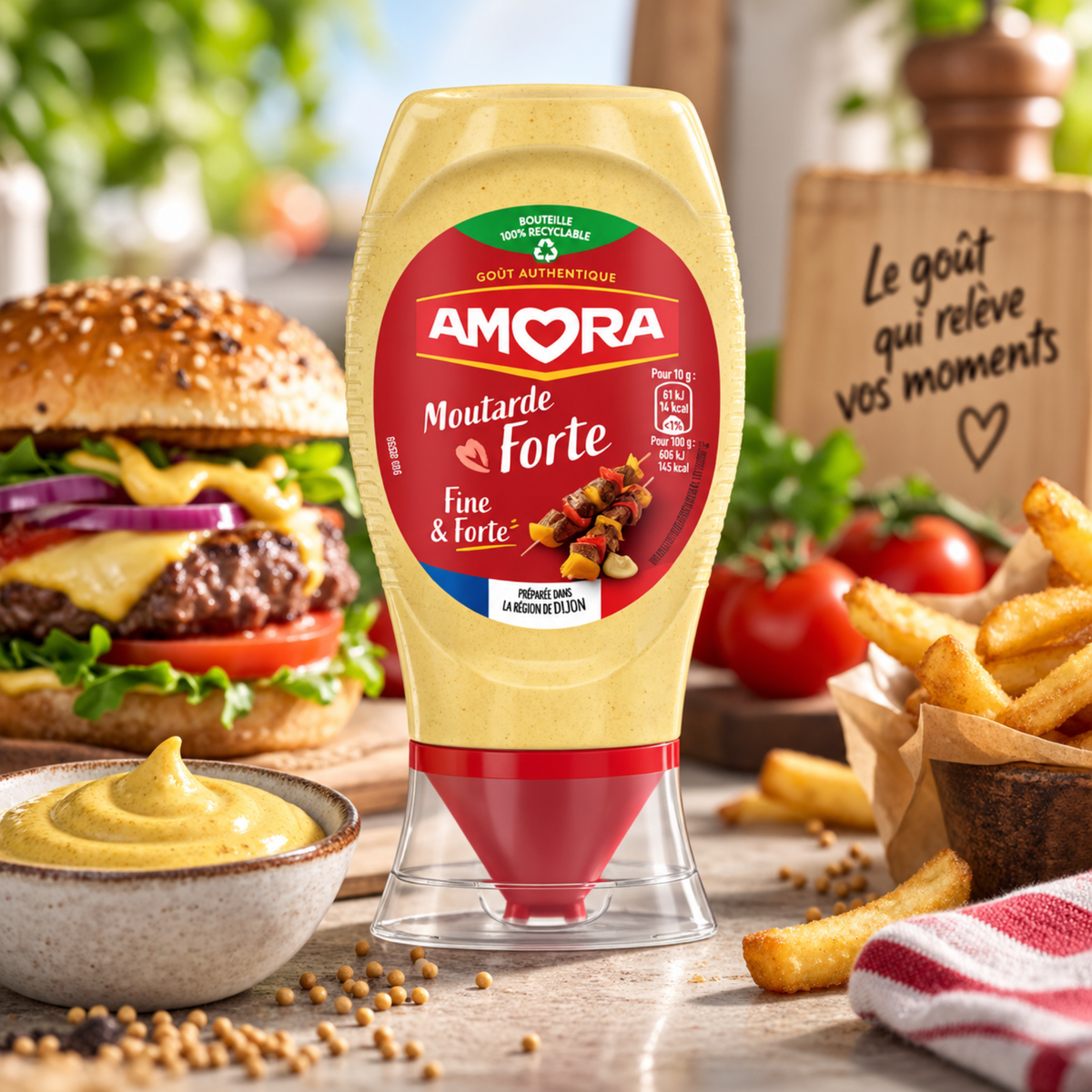 Dijon Mustard Moutardier Souple 265g