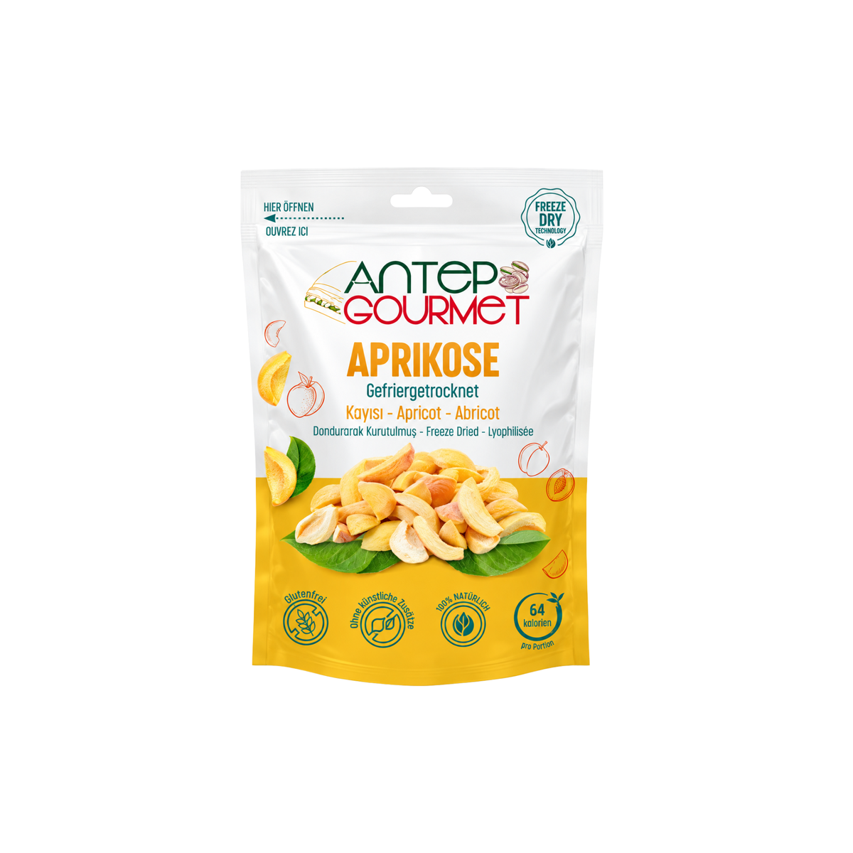 Aprikose gefriergetrocknet 15g