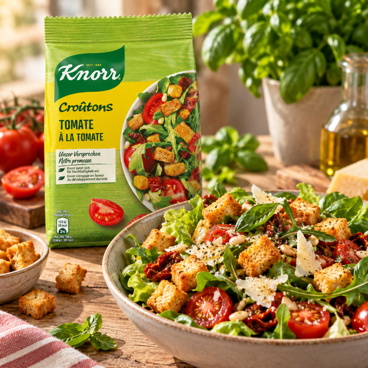 Knorr croutons tomato basil 120g