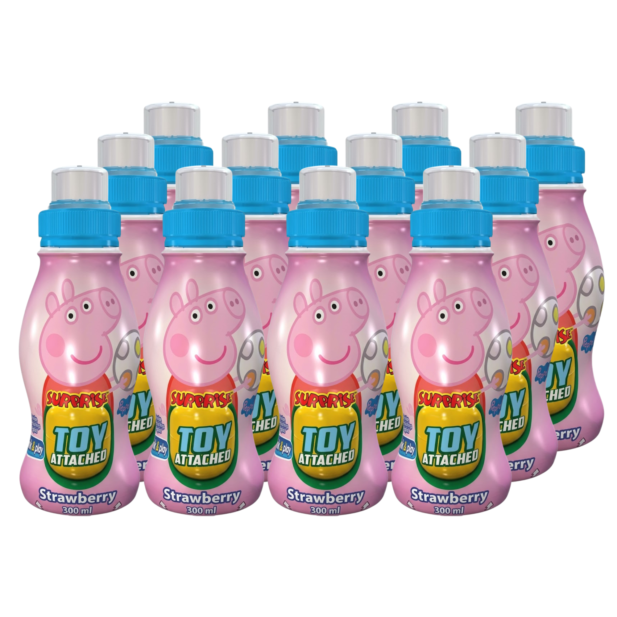 Surprise Drink Peppa Pig Erdbeere mit Spielzeug 12 x 300ml