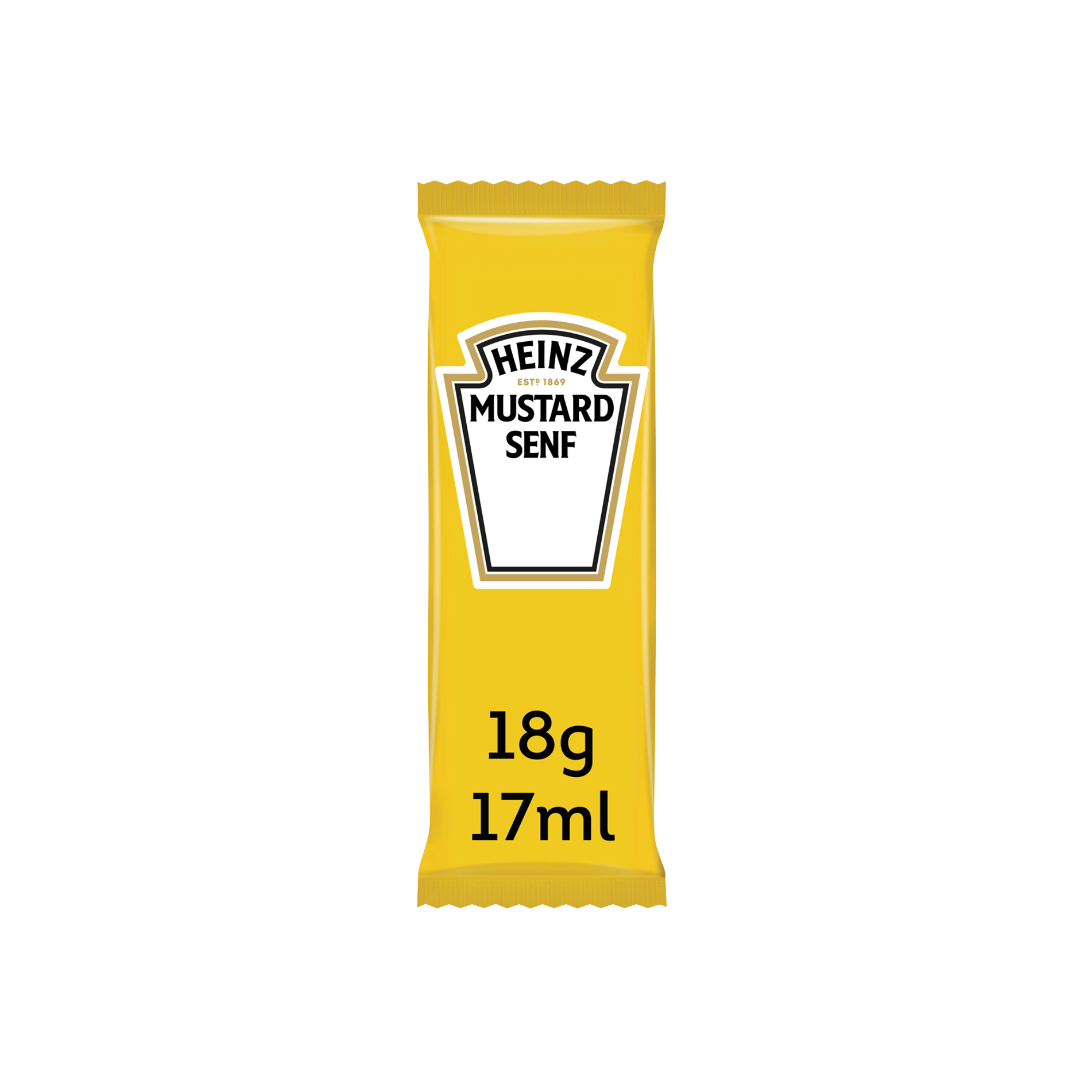 Boîte de moutarde Heinz - 100 x 18g