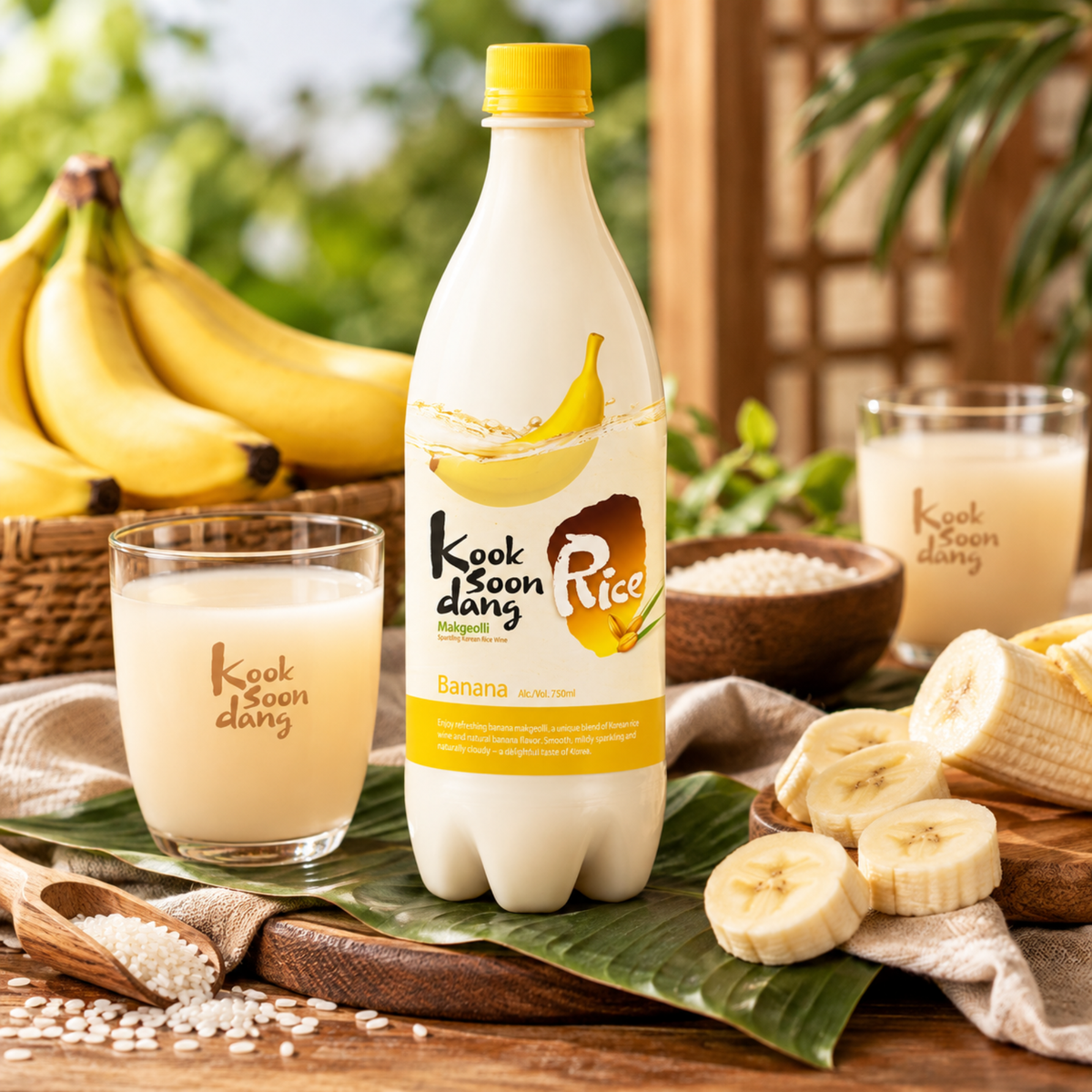 Koreanischer Reiswein Makgeolli - Banane 750ml