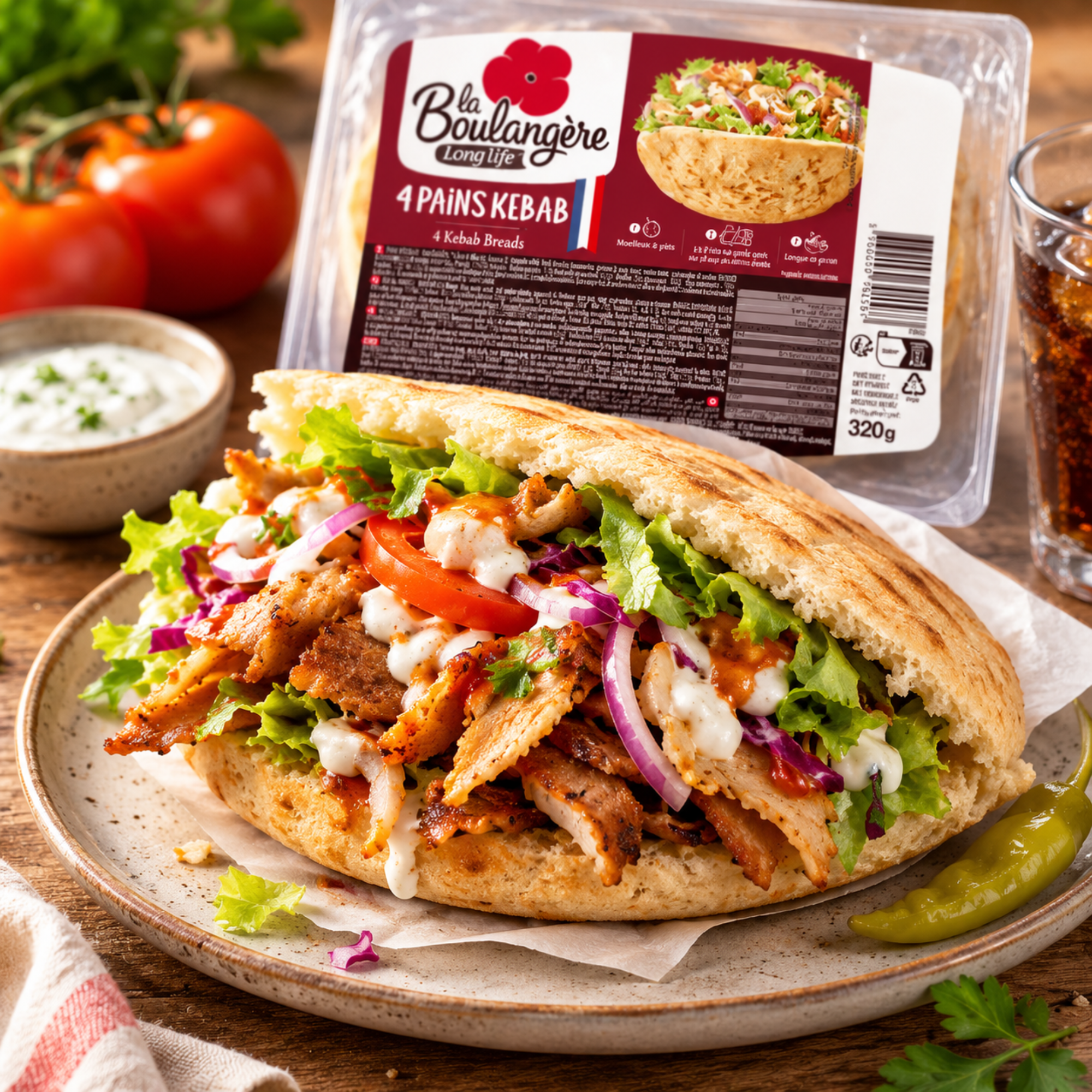Kebab bread 320g