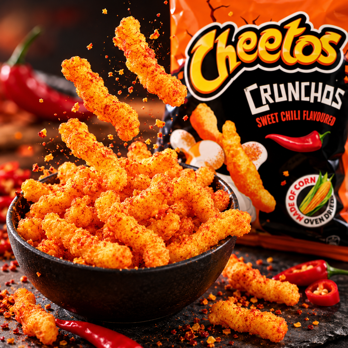 Cheetos Crunchos Sweet Chili XXL - 165g