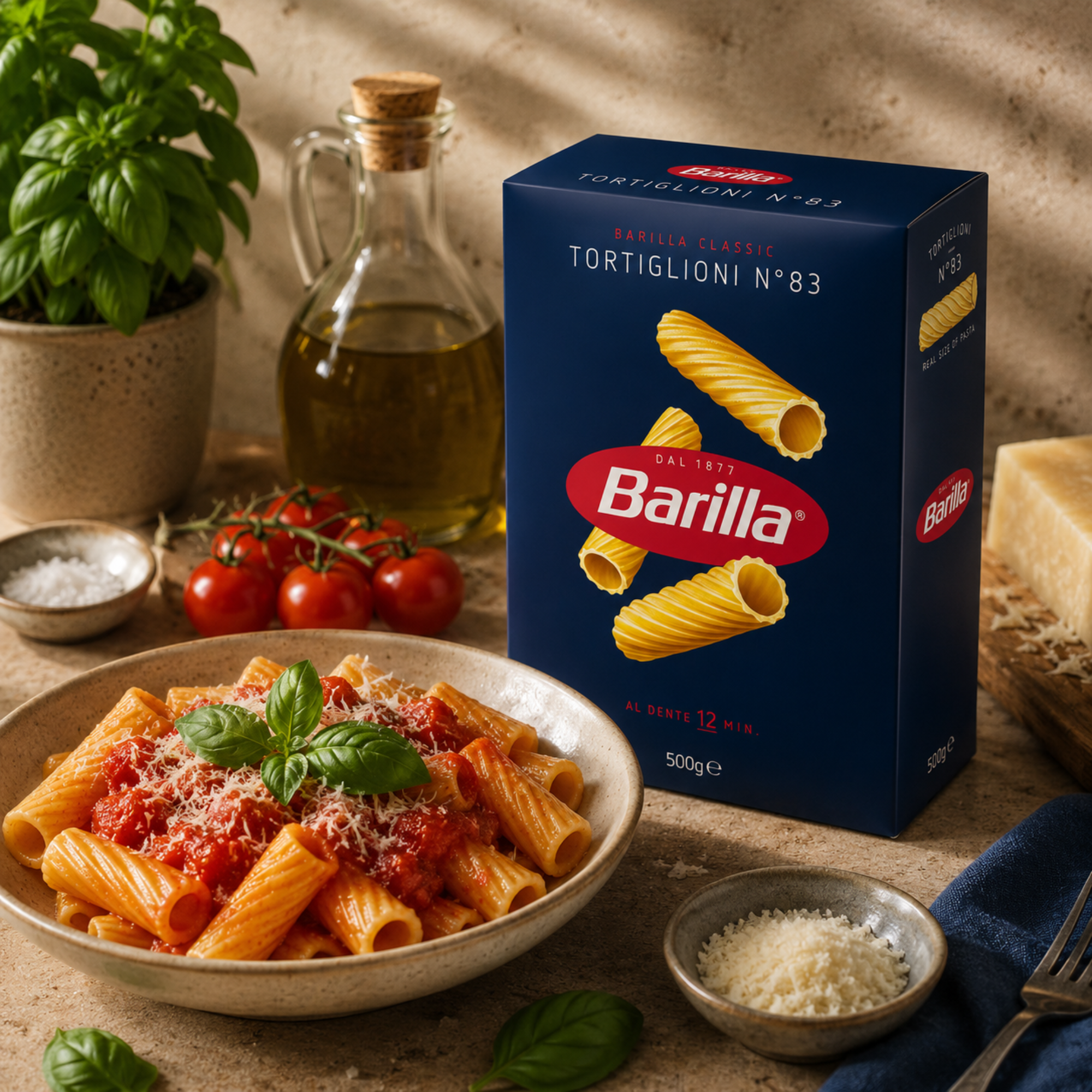 Barilla Tortiglioni No. 83 - 500g