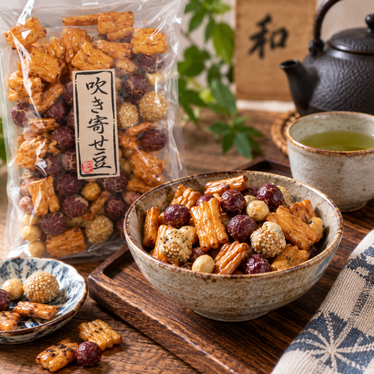 Peanut Cracker Mix Fuki 120g
